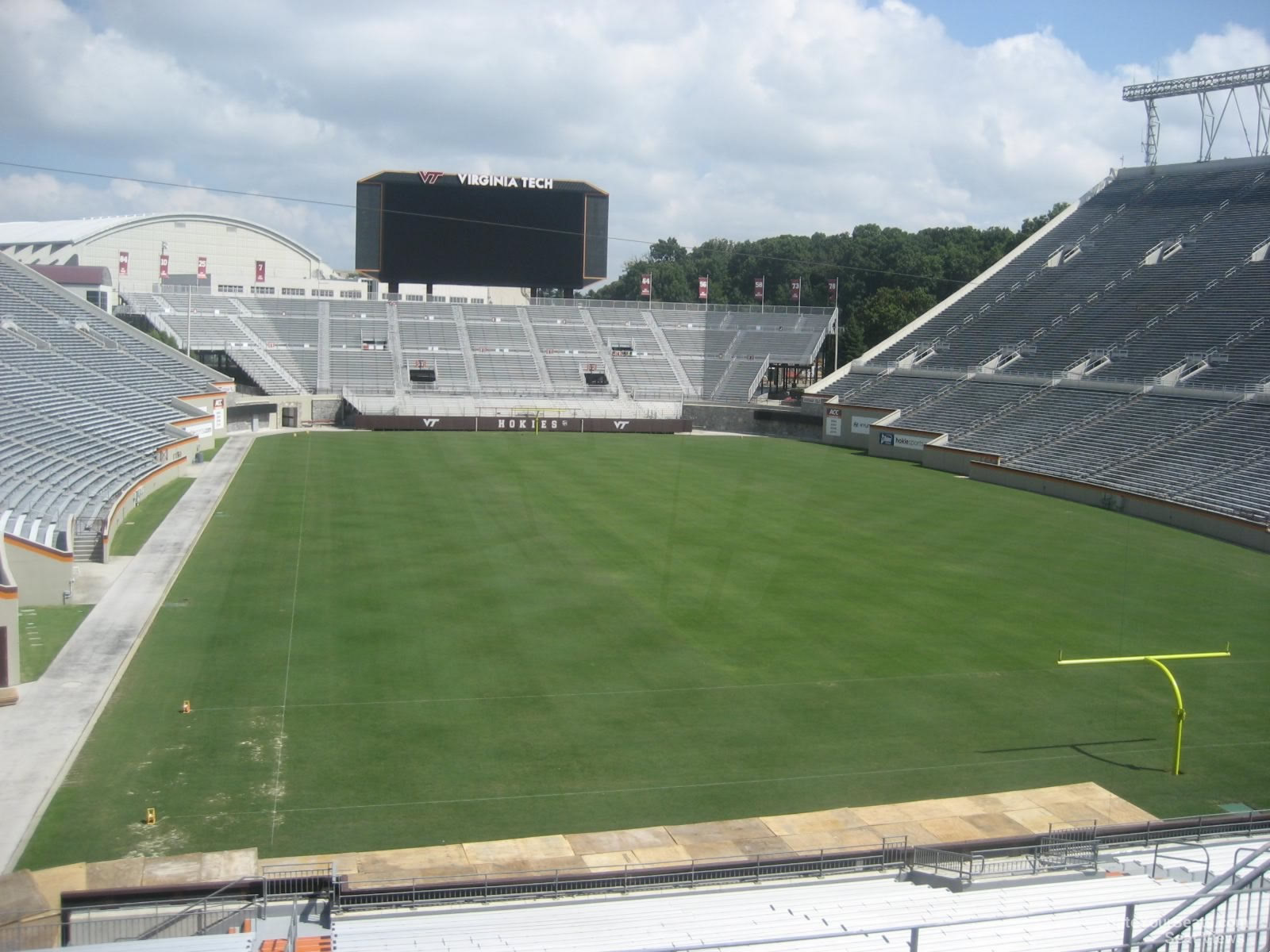 section 205, row k seat view  - lane stadium