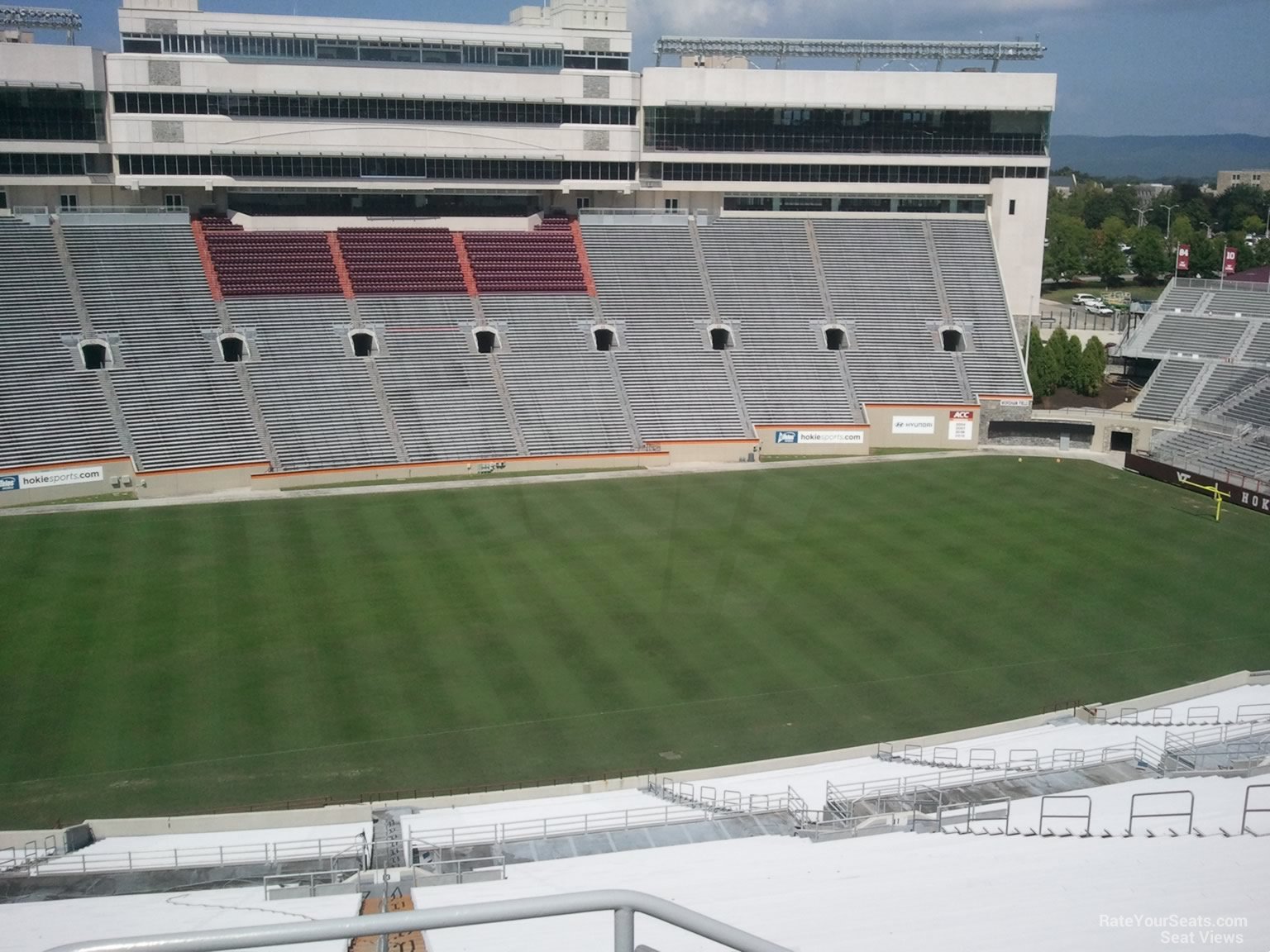 Lane Stadium Seating Chart With Rows And Seat Numbers