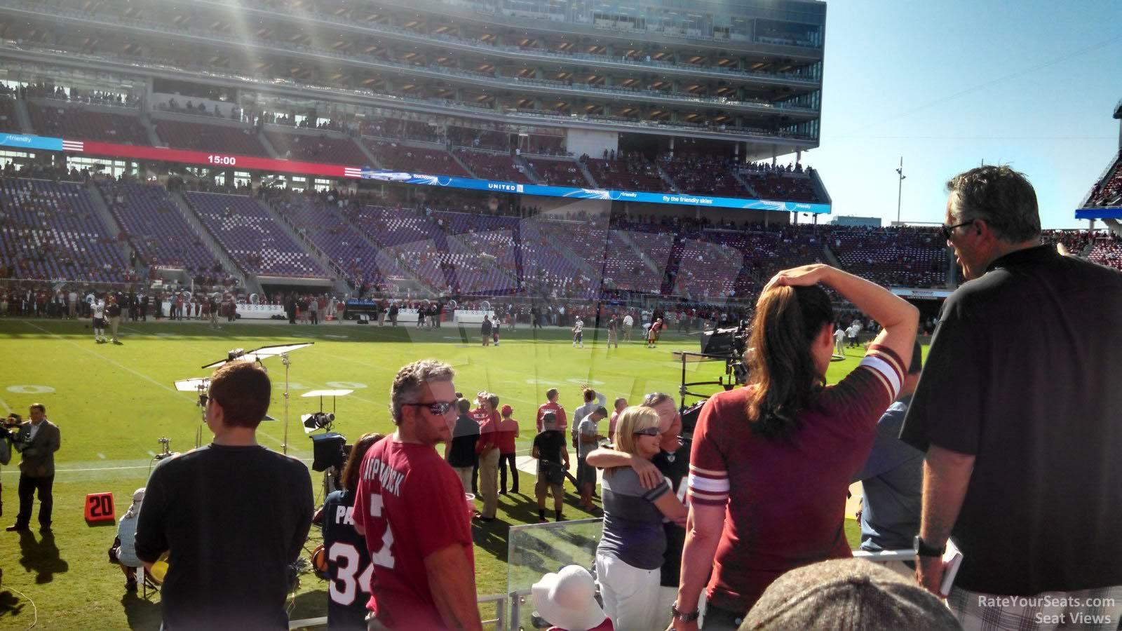 section 119, row 6 seat view  - levi
