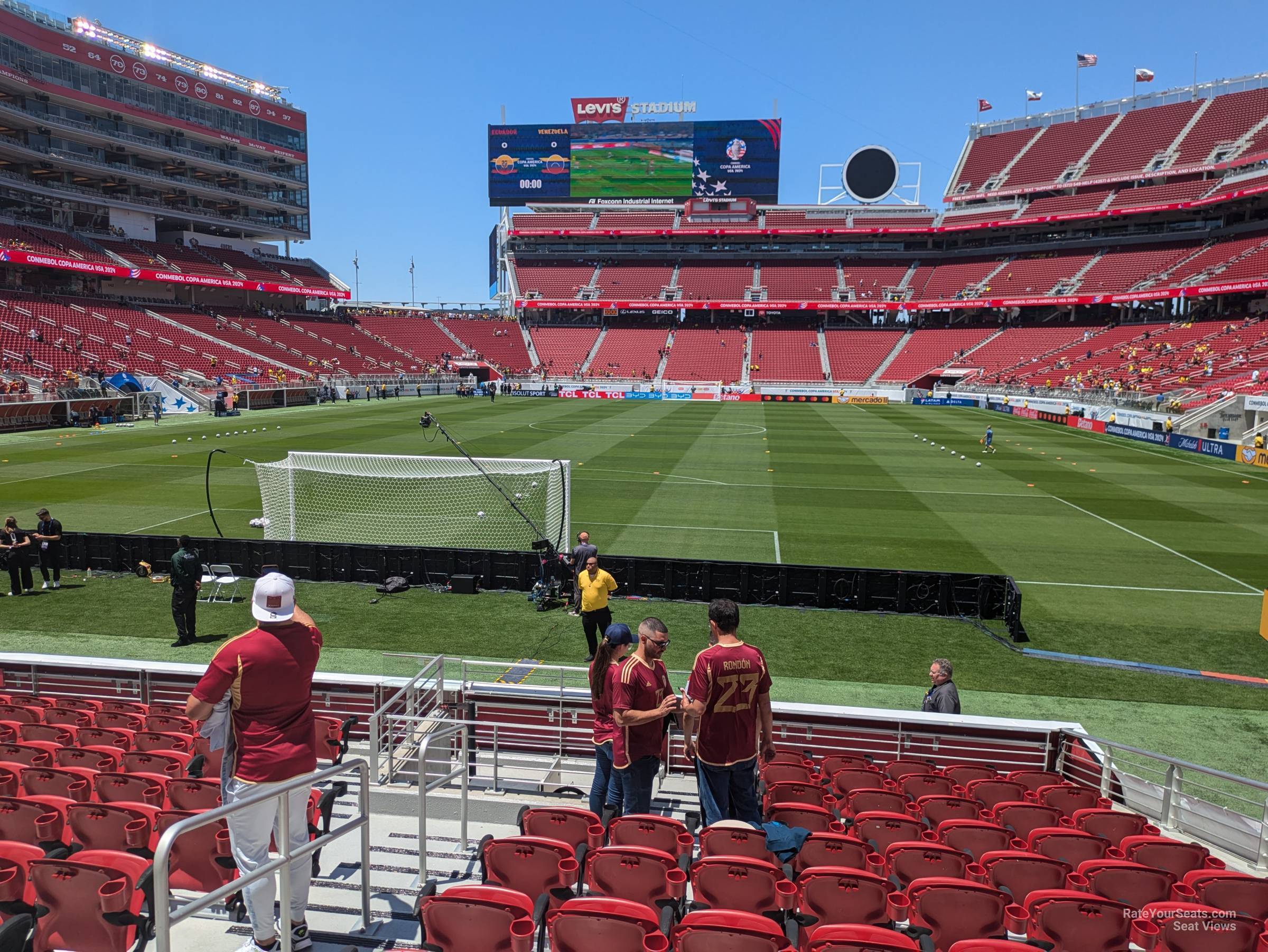 section 126, row 10 seat view  for soccer - levi