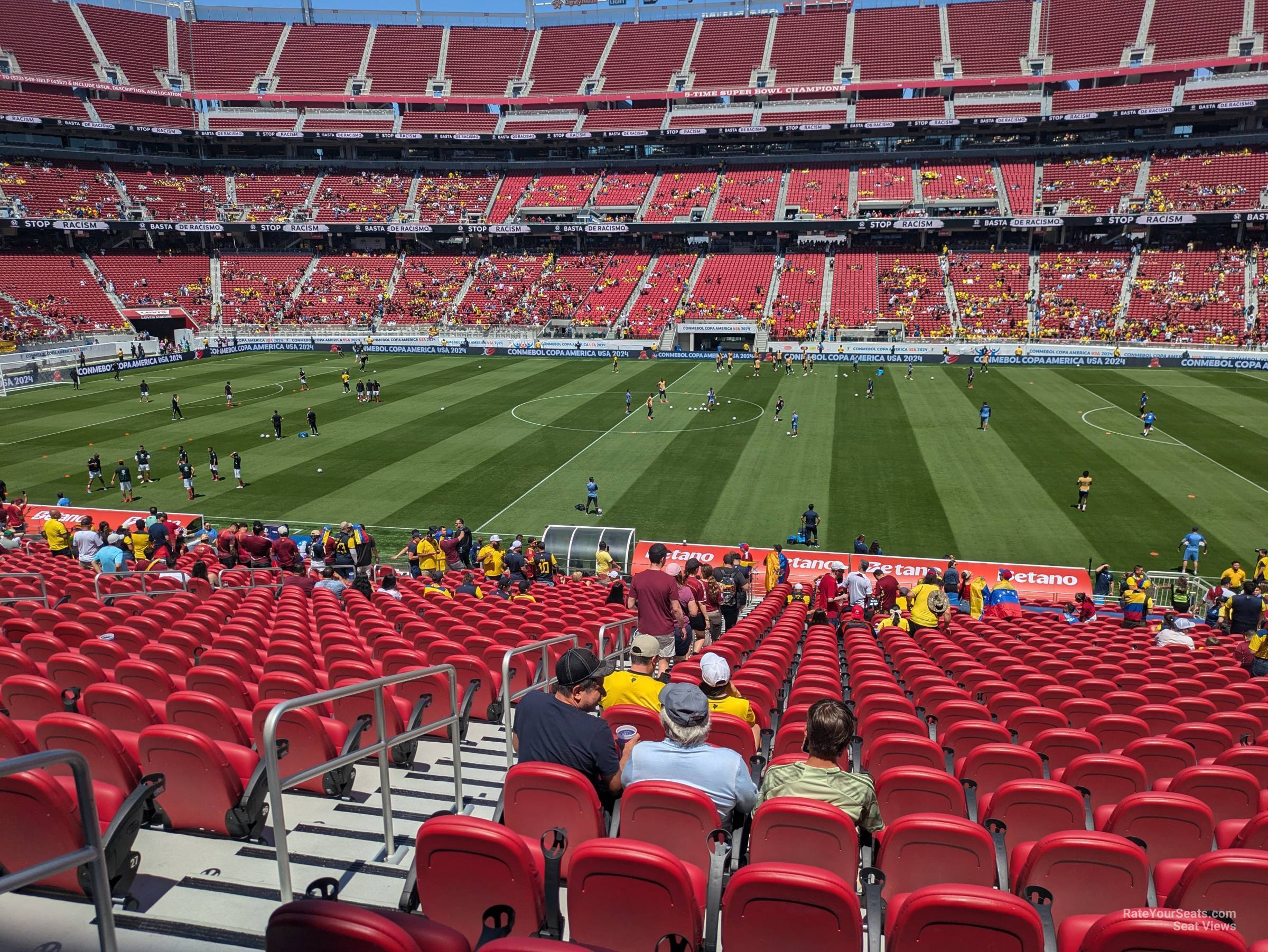 section c136, row 31 seat view  for soccer - levi