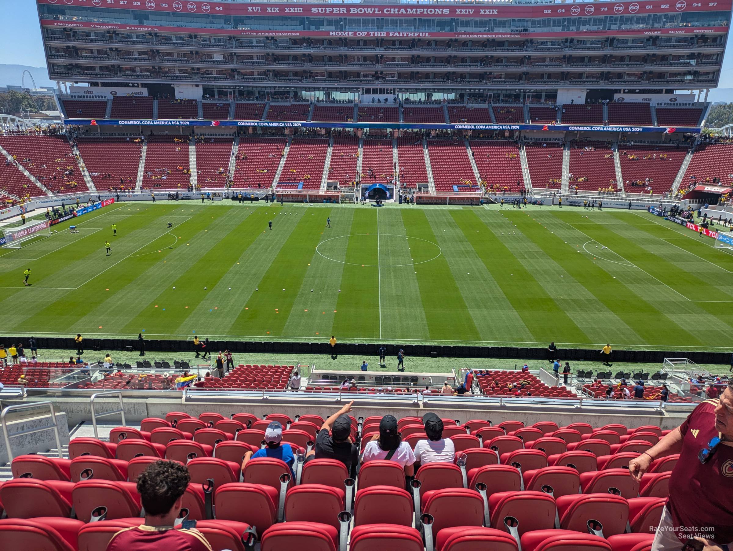 section c216, row 11 seat view  for soccer - levi