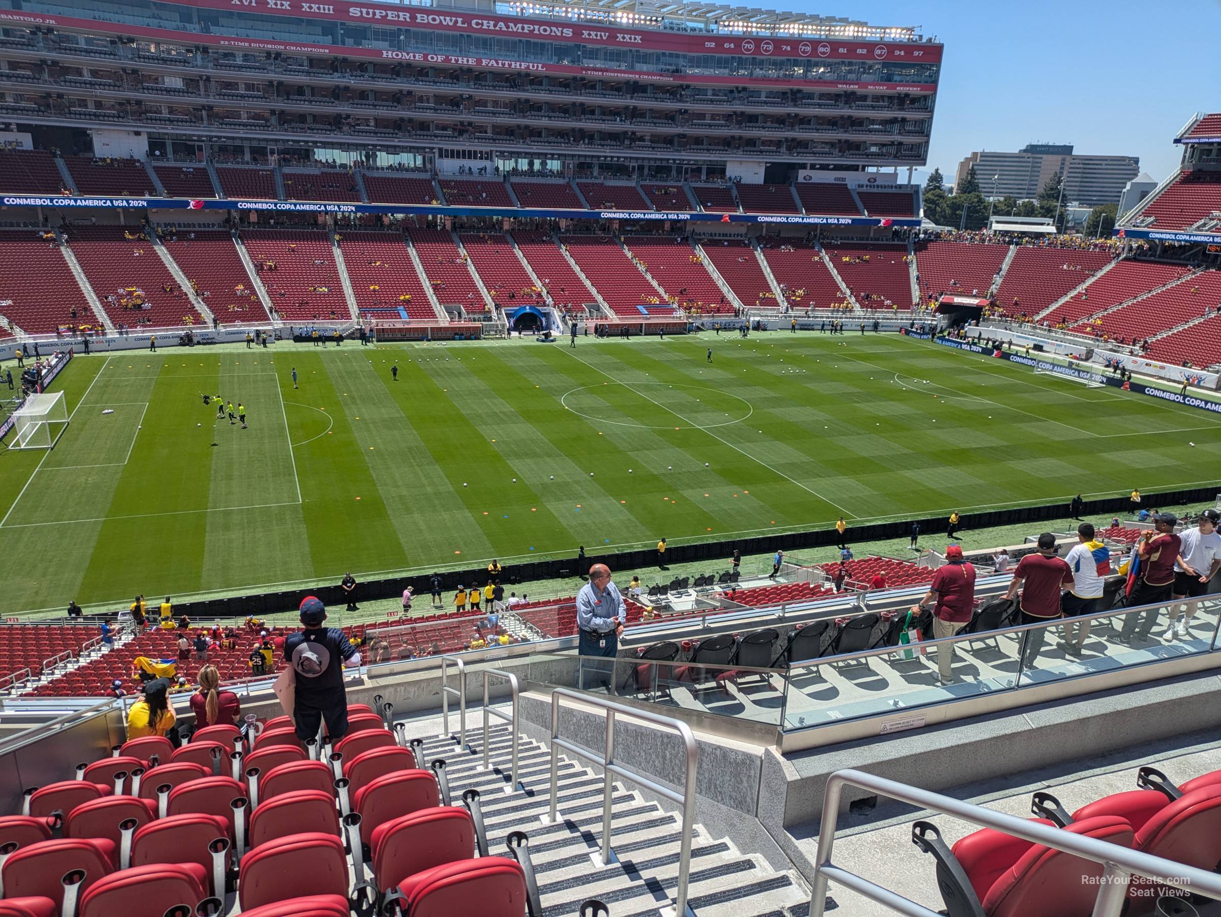 section c220, row 11 seat view  for soccer - levi