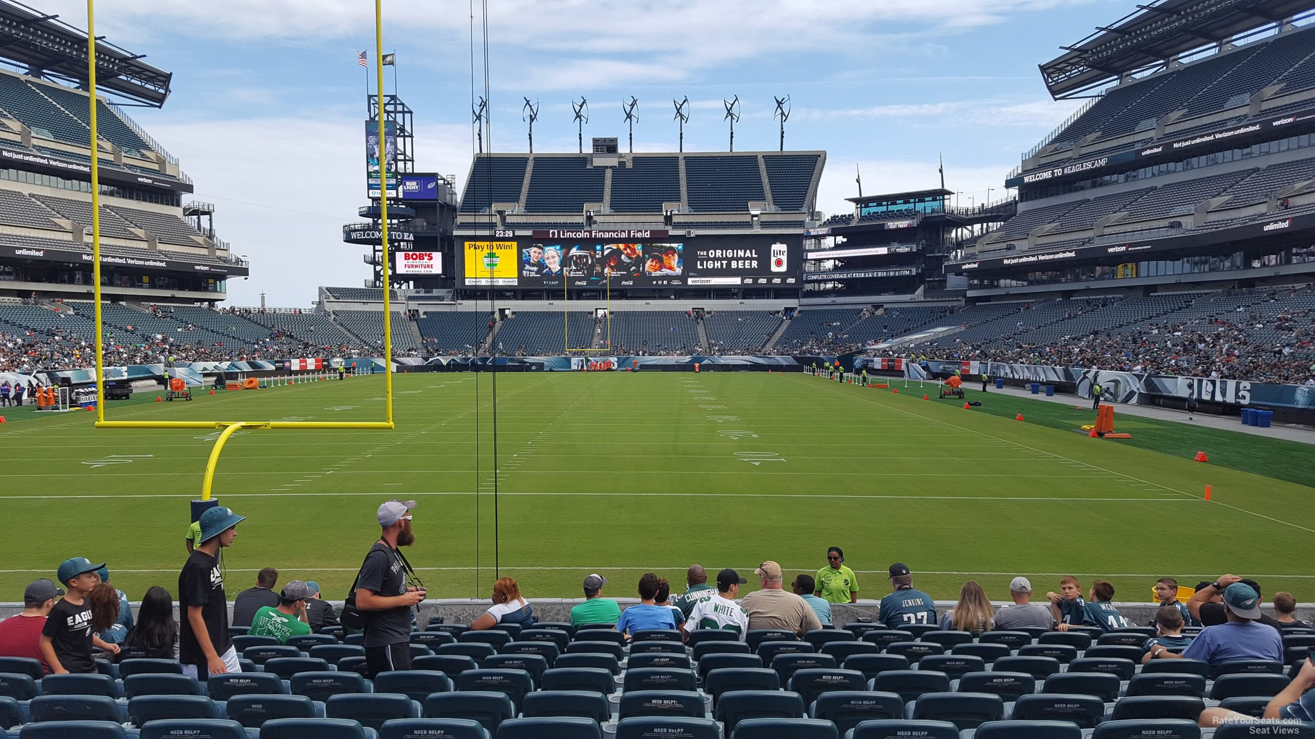 section 111, row 12 seat view  for football - lincoln financial field