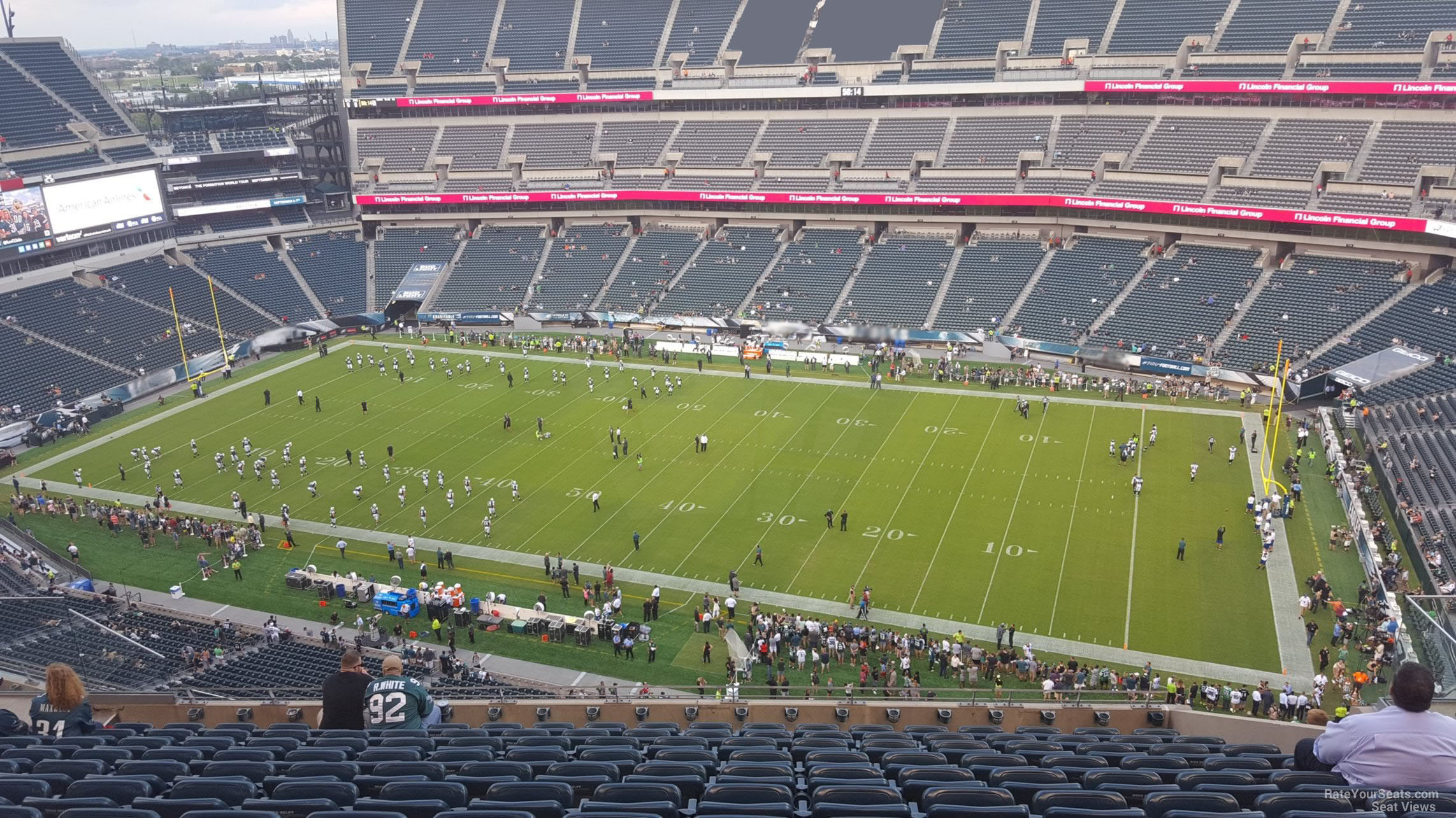 Lincoln Financial Field Stadium Series Seating Chart
