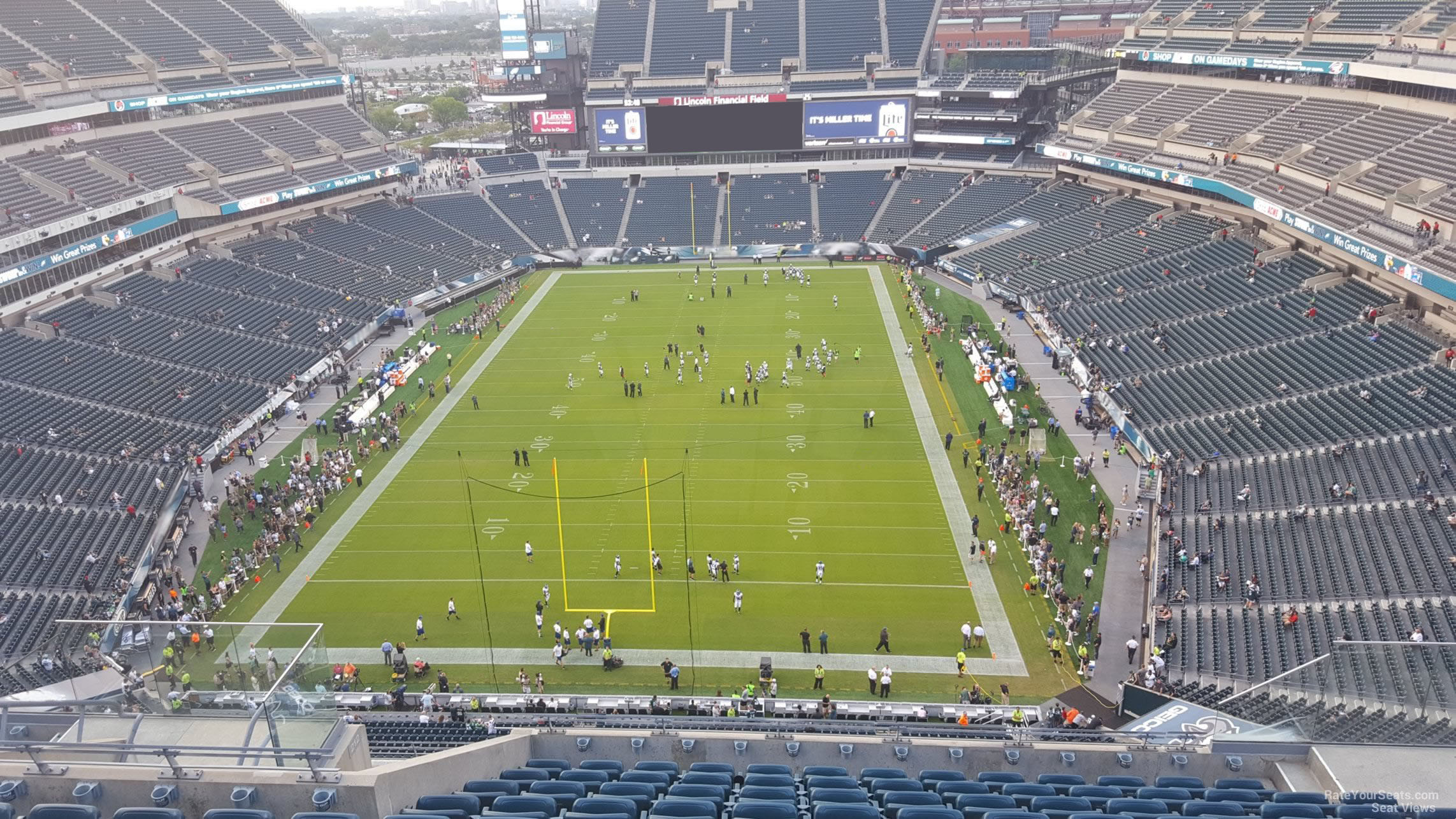 section 213, row 15 seat view  for football - lincoln financial field