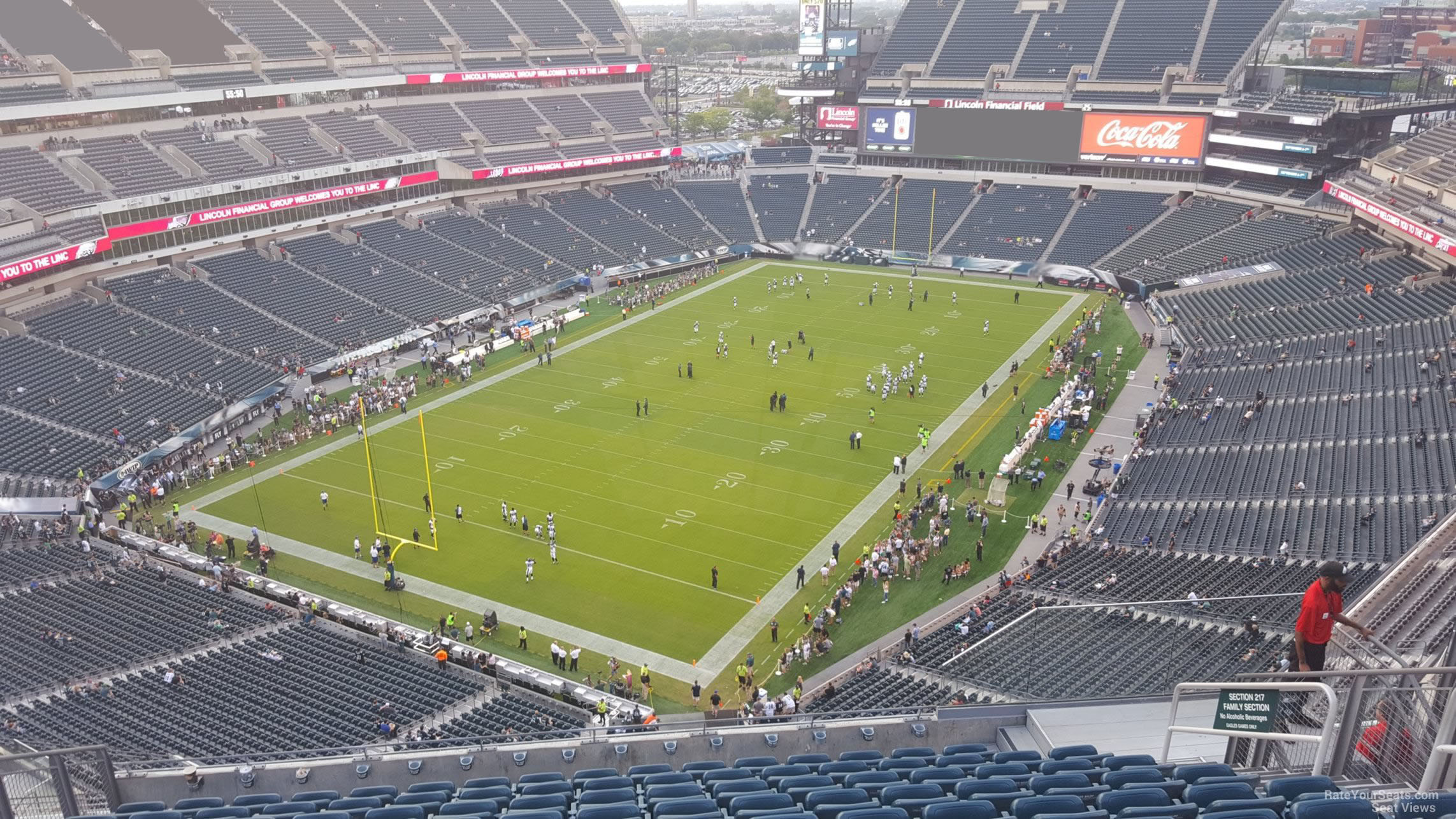 Lincoln Financial Field Section 217 Philadelphia Eagles 