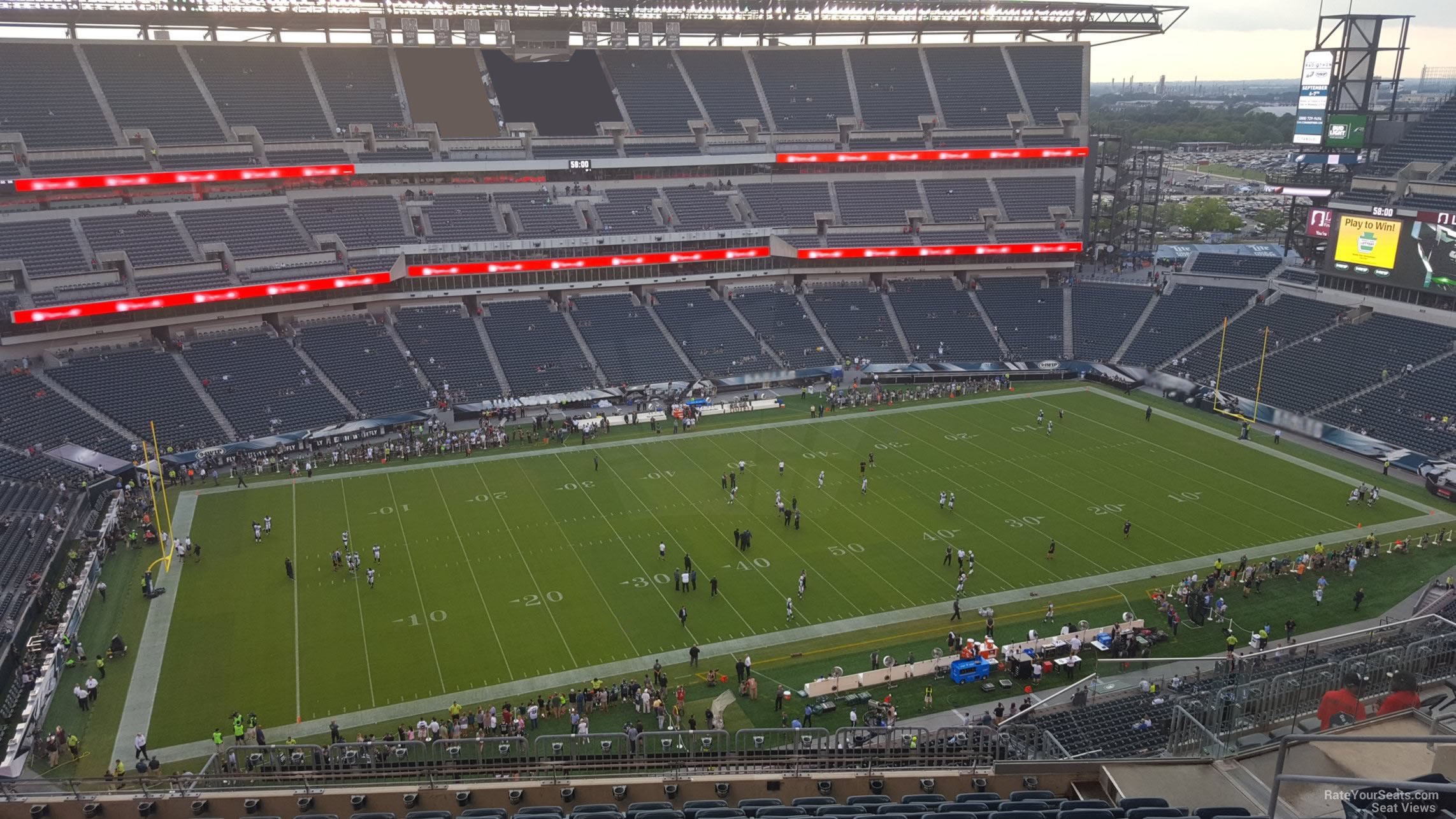 Lincoln Financial Field, section 222, home of Philadelphia Eagles, Temple  Owls, page 1