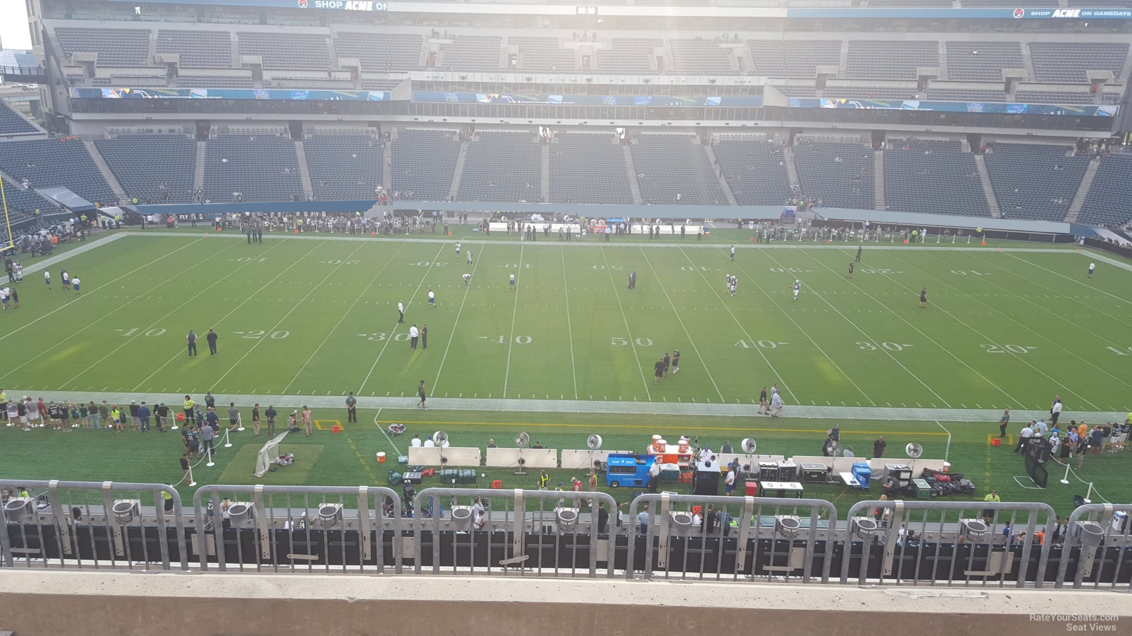 section c21, row 7 seat view  for football - lincoln financial field
