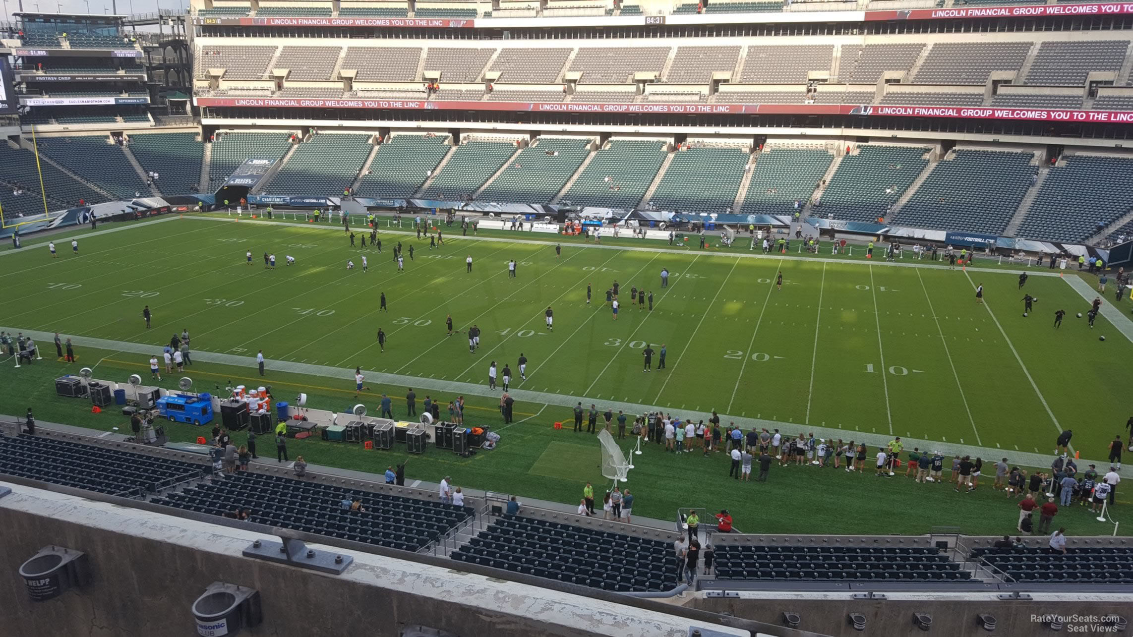 Lincoln Financial Field Seating Chart View