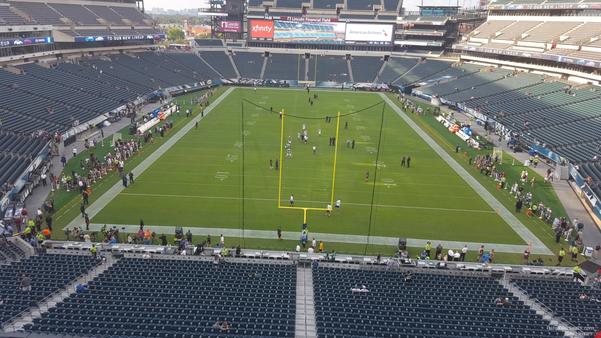 section m11, row 13 seat view  for football - lincoln financial field