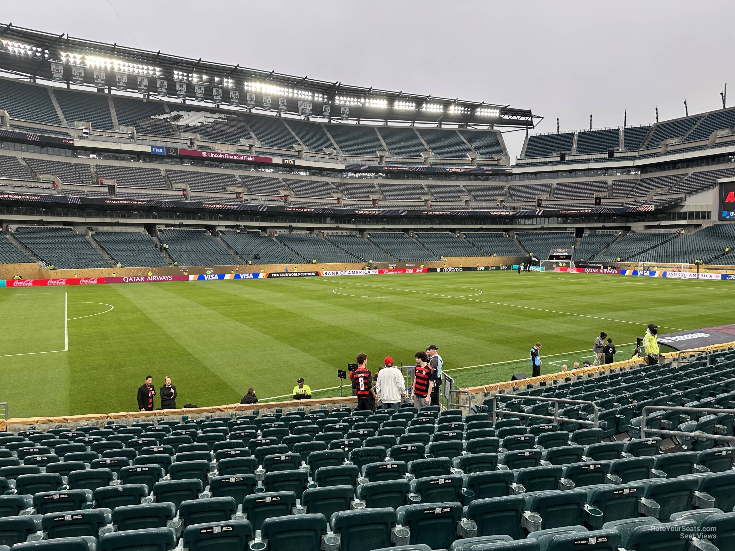 section 136, row 14 seat view for soccer - lincoln financial field
