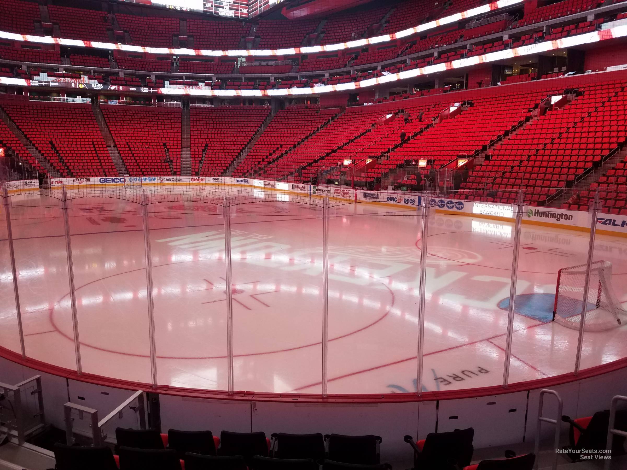 Little Caesars Arena Section 104 - Detroit Red Wings - RateYourSeats.com