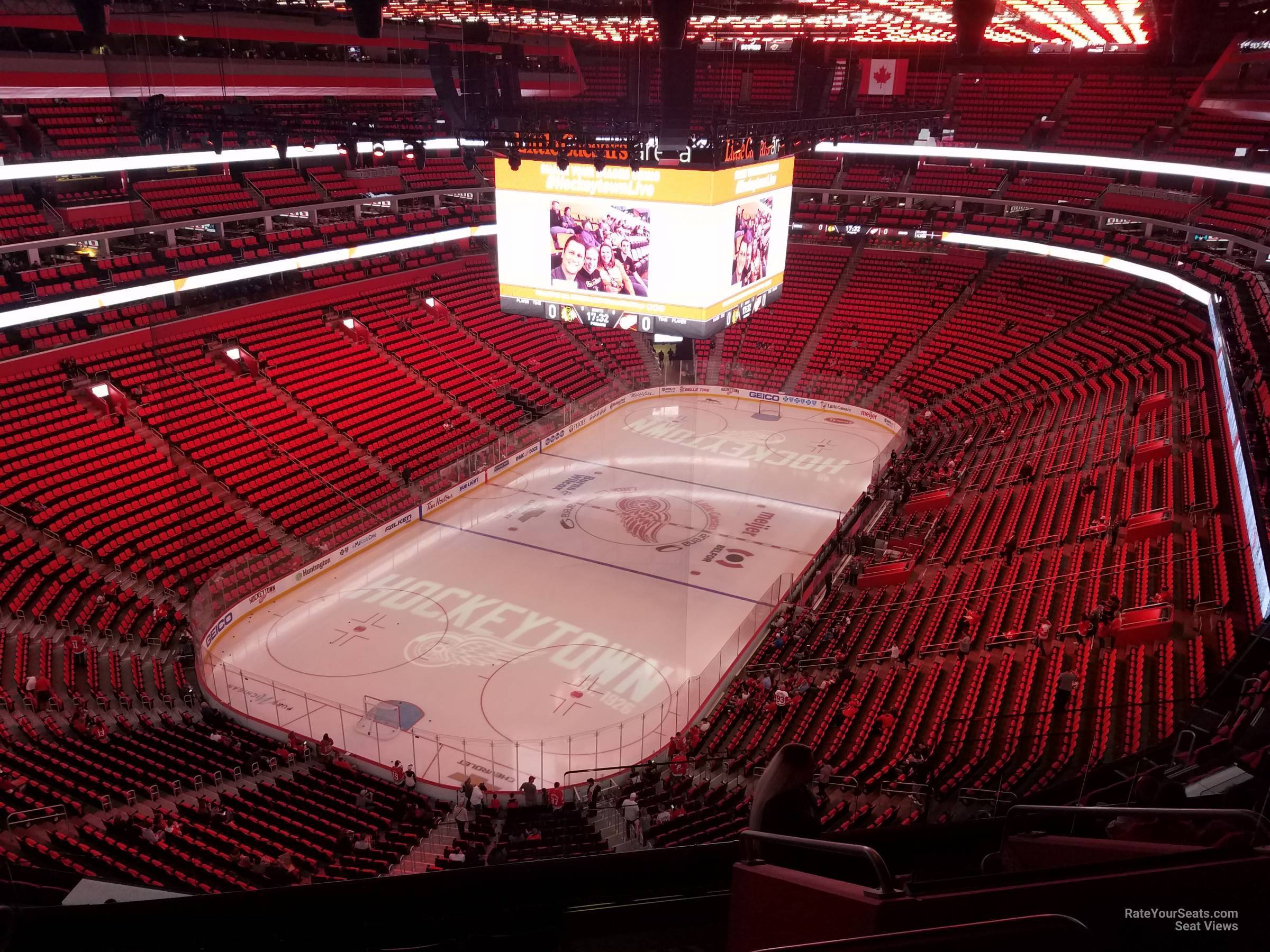 Little Caesars Arena Section 232 - Detroit Red Wings - RateYourSeats.com