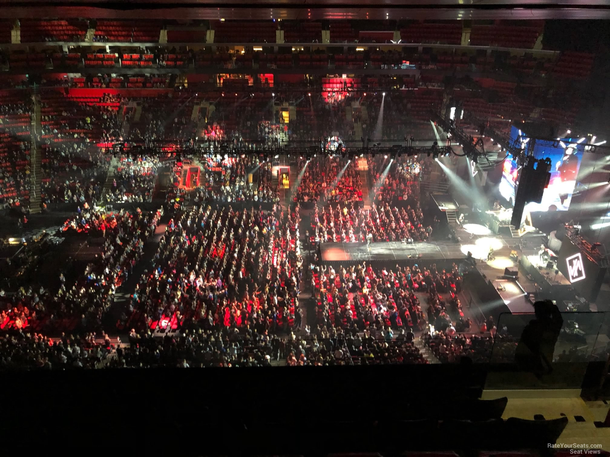 section 211, row 7 seat view  for concert - little caesars arena