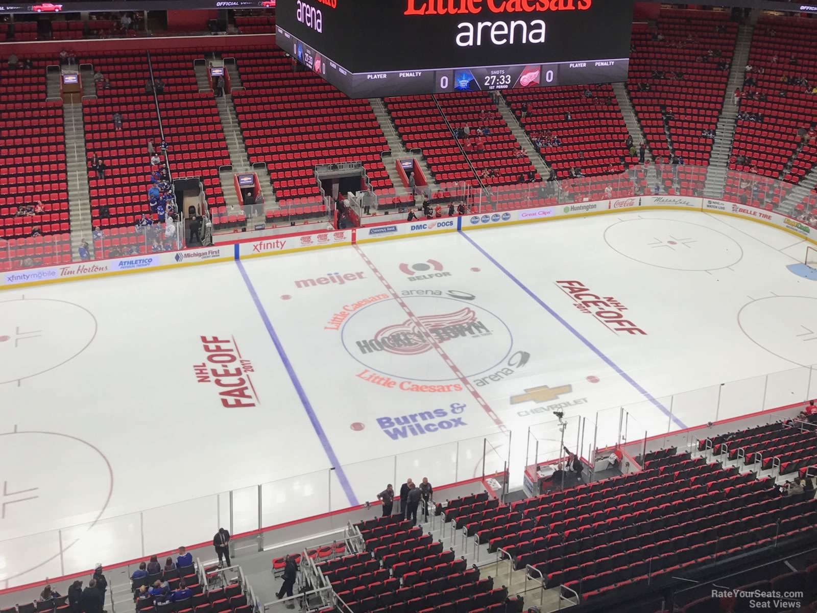 Red Wings Little Caesars Arena Seating Chart