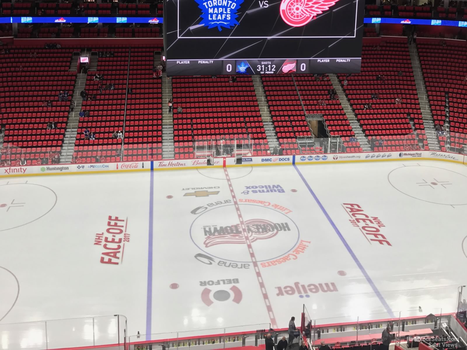 Section 227 at Little Caesars Arena Detroit Red Wings