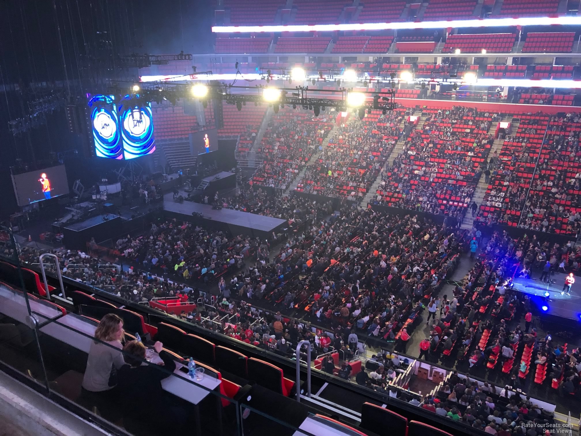 Little Caesars Arena Section M26 Row 2 On 02 11 2018f 