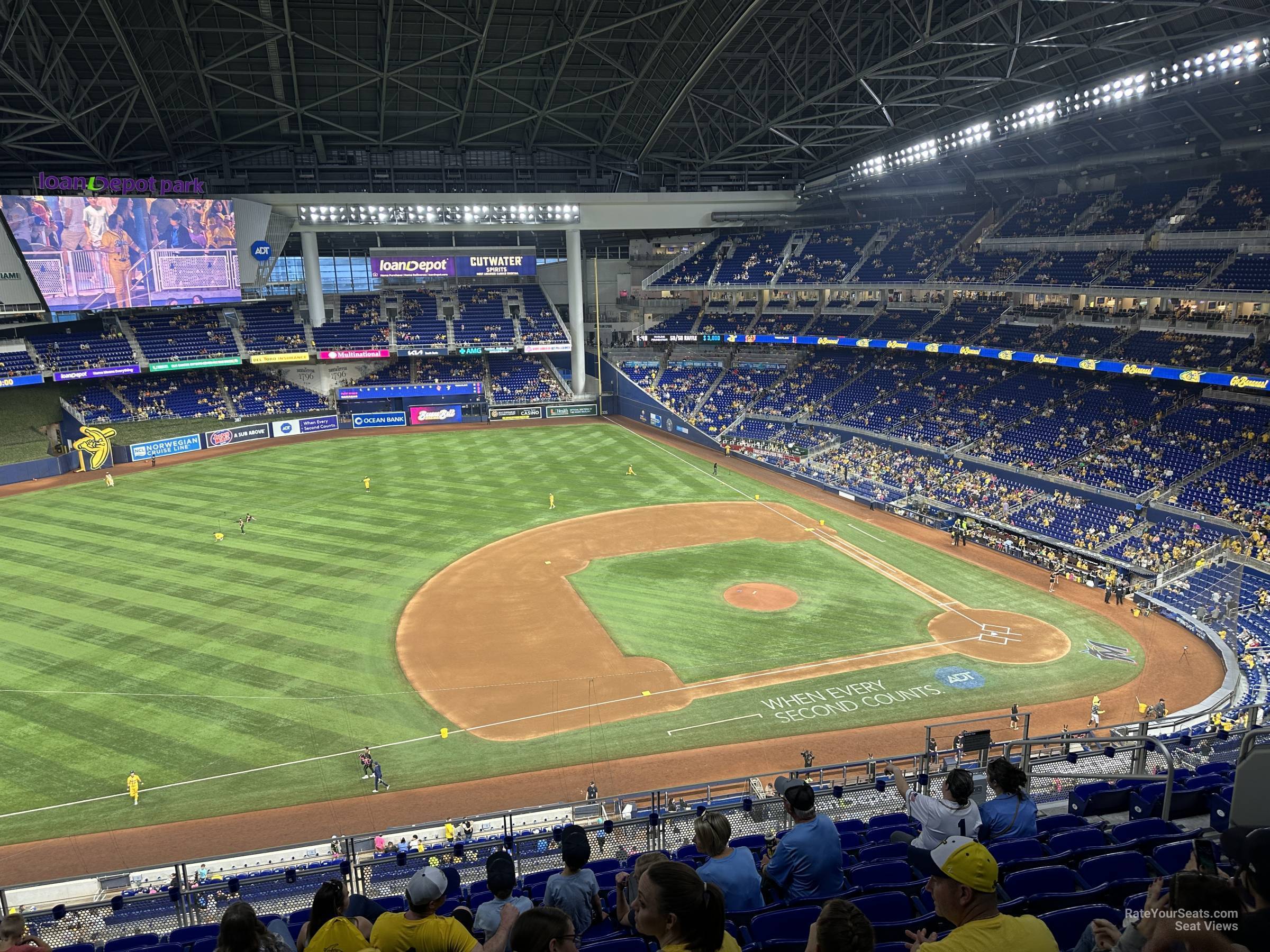 section 322, row h seat view  for baseball - loandepot park