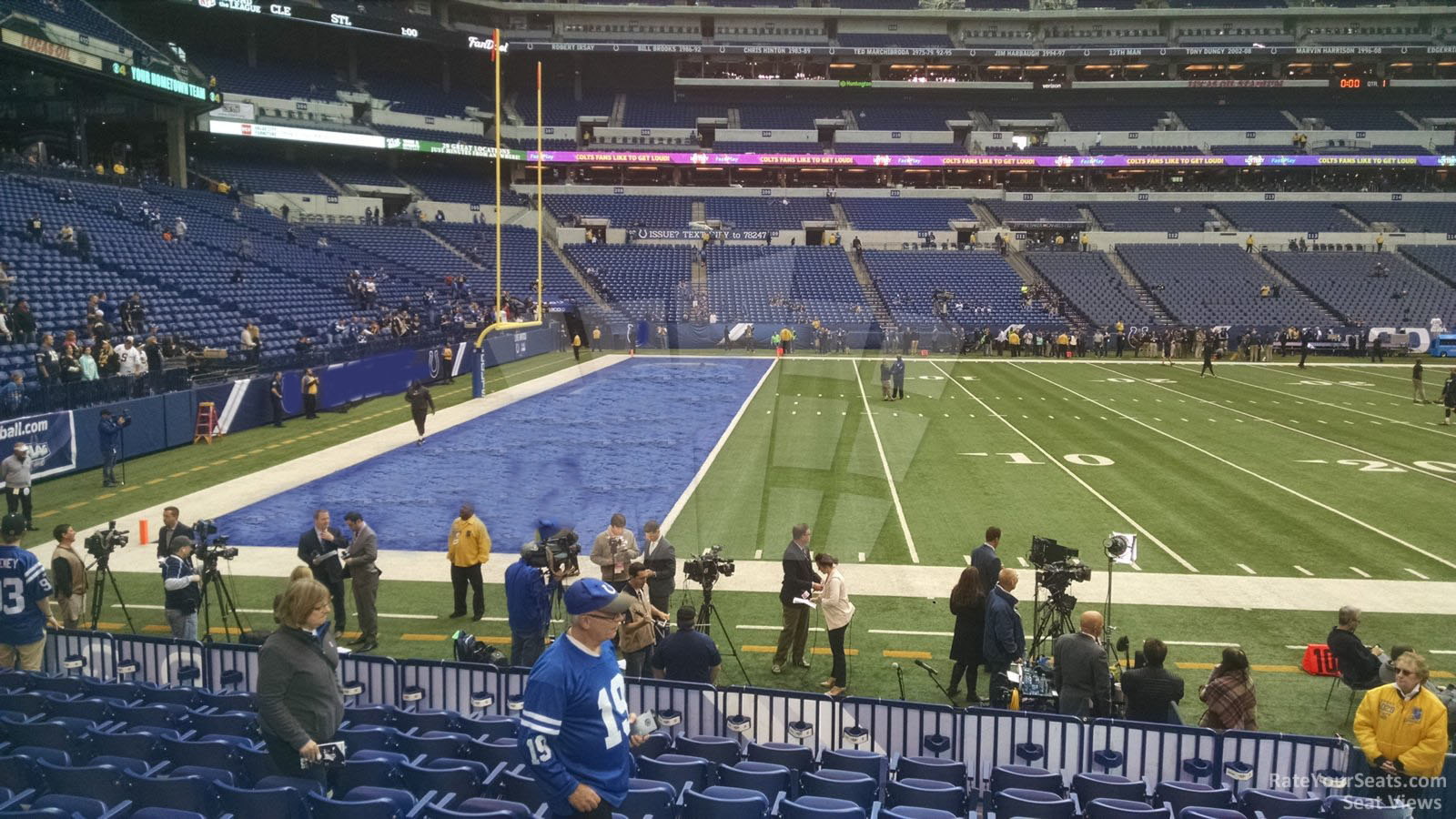 Section 442 at Lucas Oil Stadium 