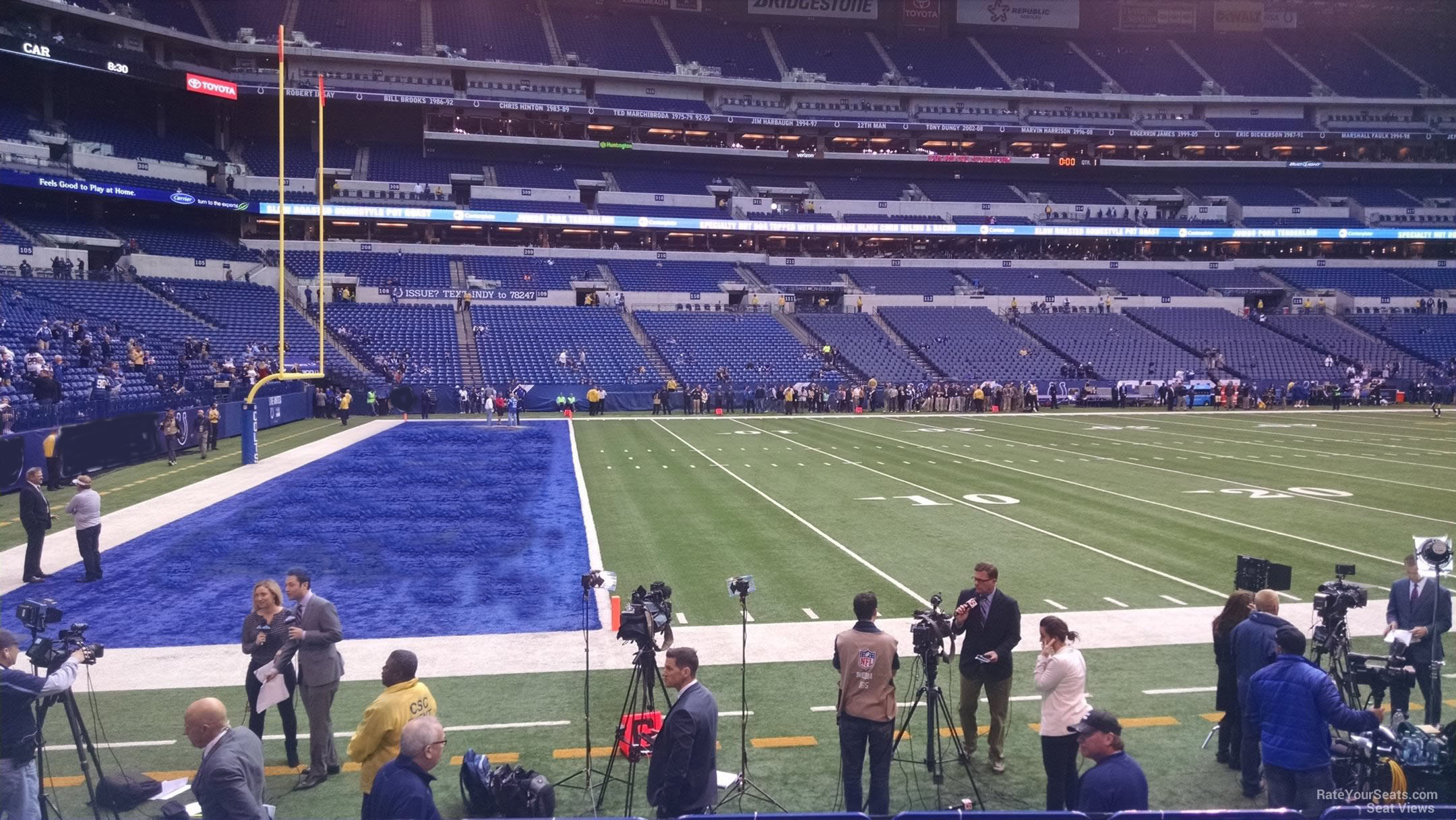 Section 442 at Lucas Oil Stadium 