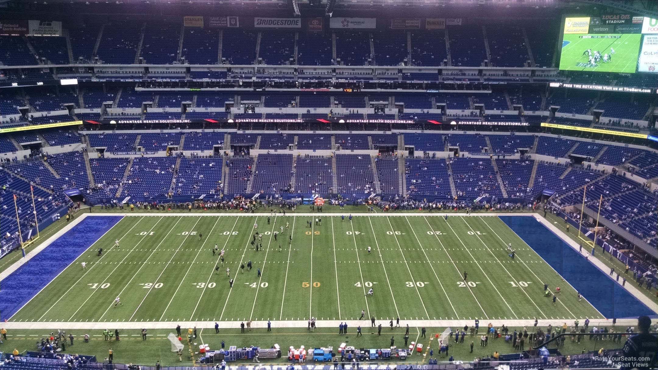 Lucas Oil Stadium Section 640 - Indianapolis Colts ...