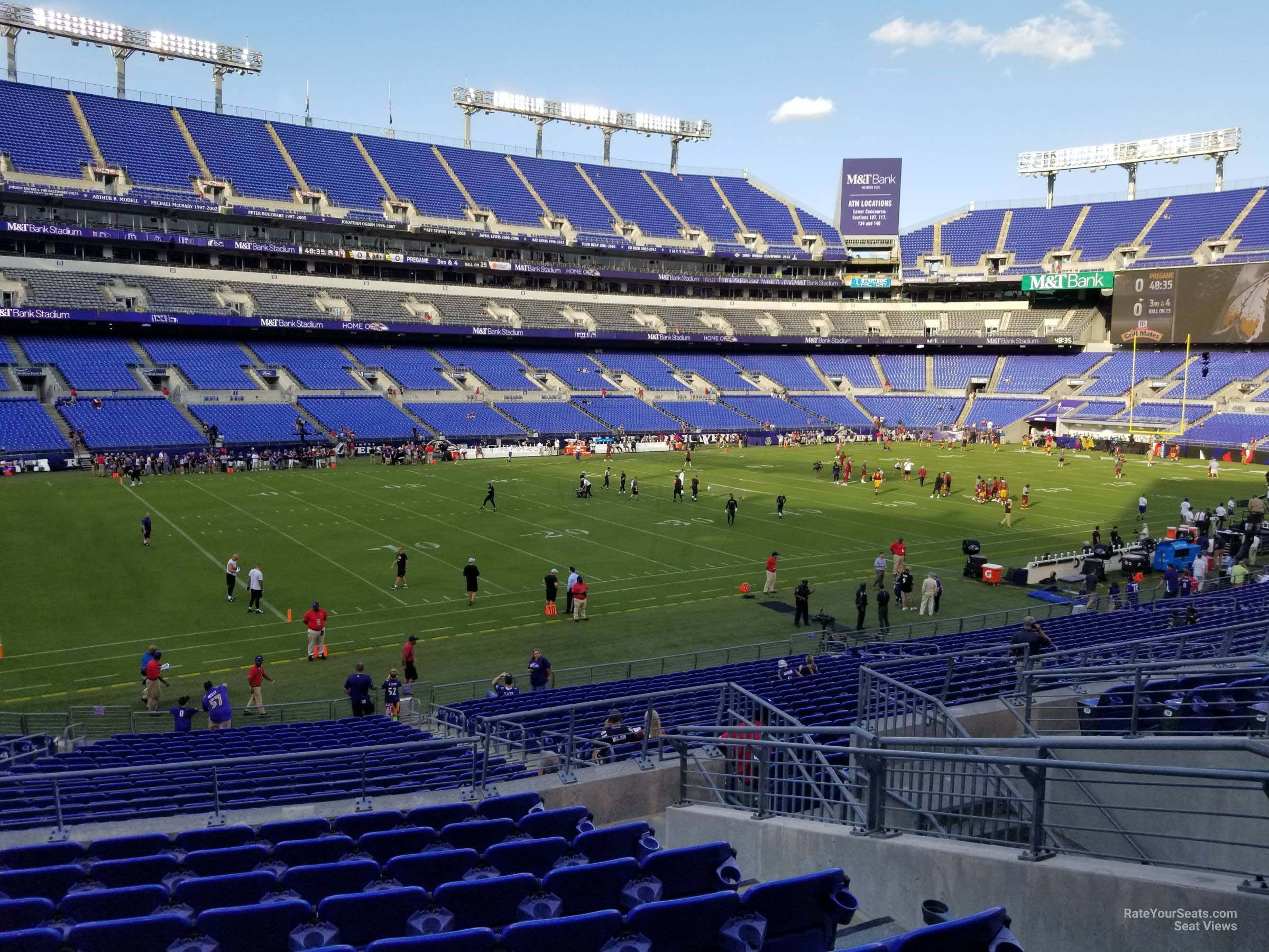 M&T Bank Stadium Section 132 - Baltimore Ravens - RateYourSeats.com