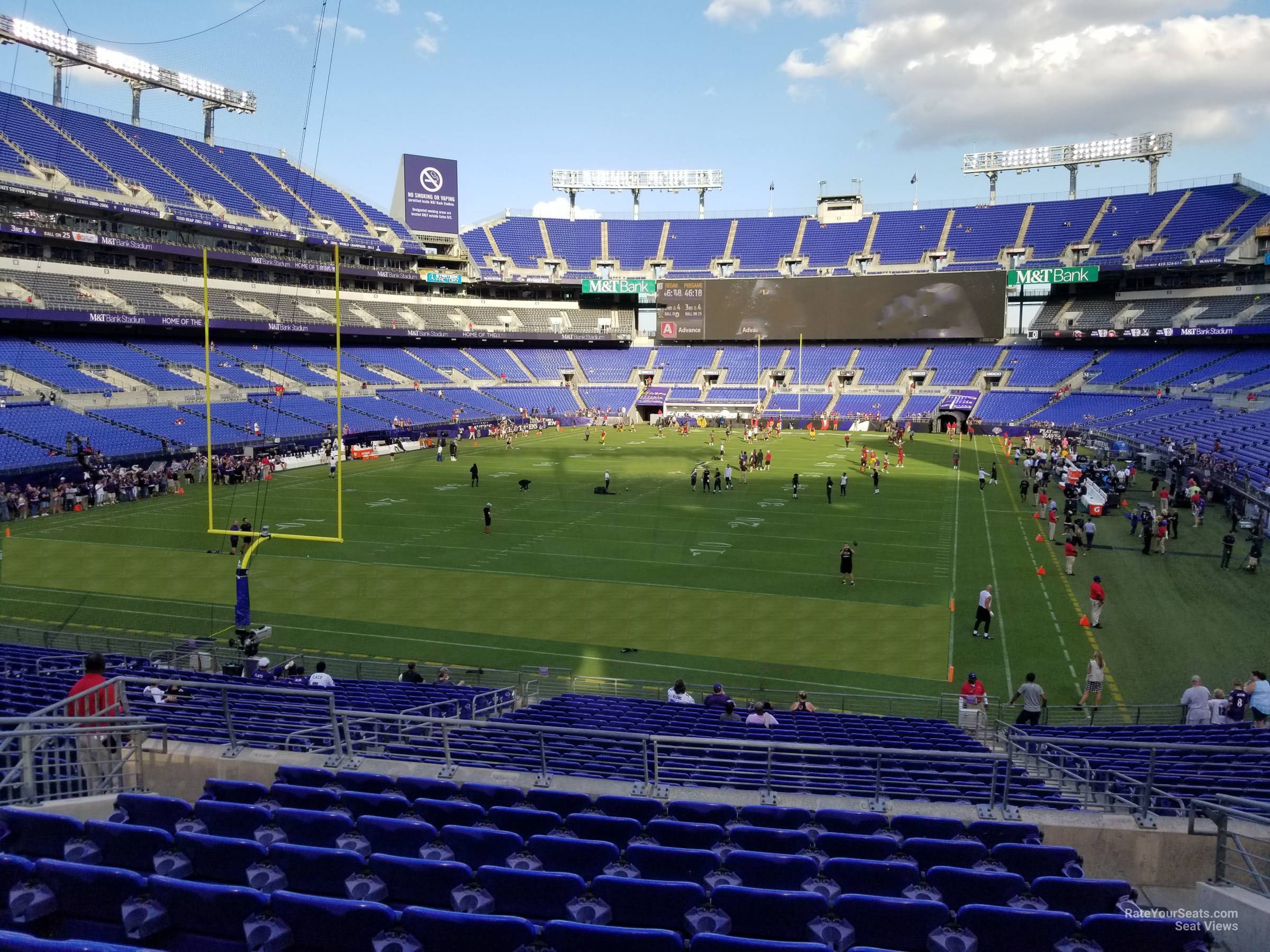 M&T Bank Stadium Section 138 - Baltimore Ravens - RateYourSeats.com