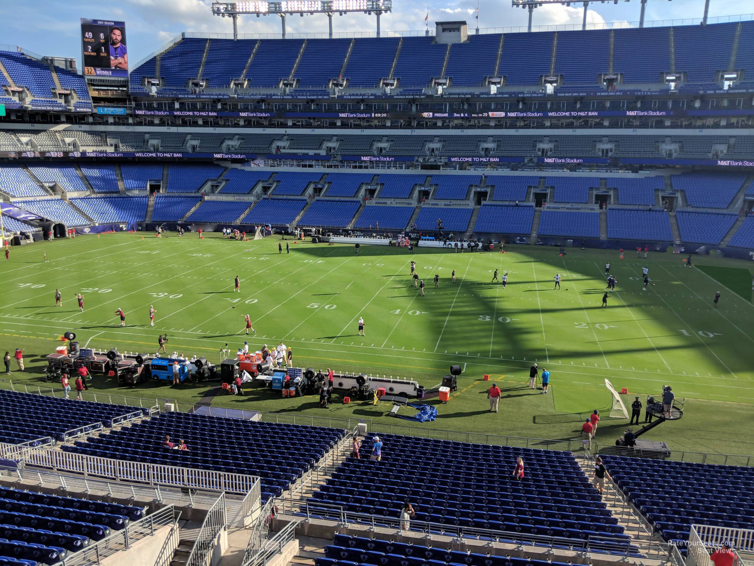 Section 201 at M&T Bank Stadium 