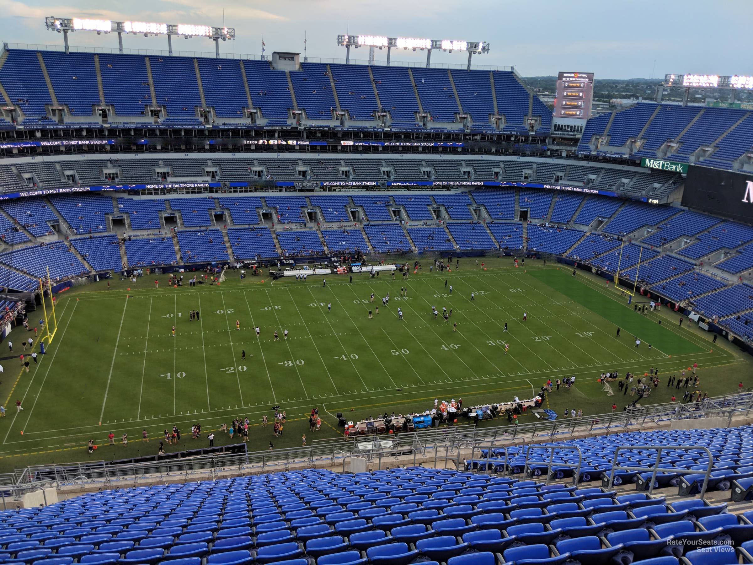 section 502, row 26 seat view  for football - m&t bank stadium