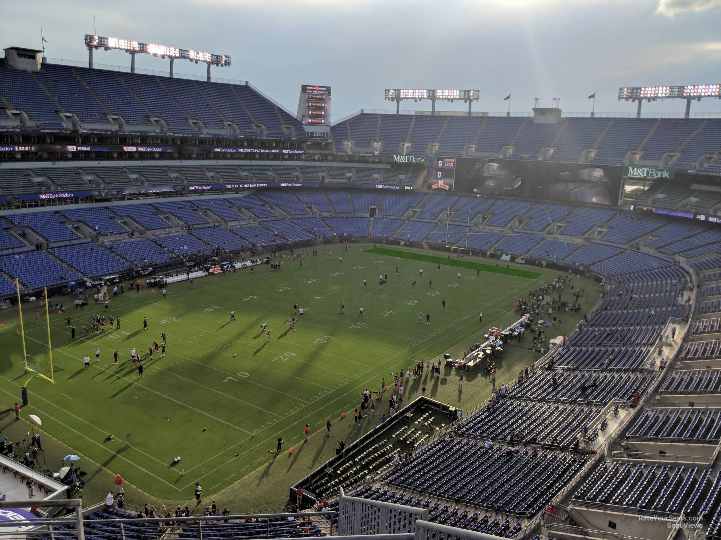 section 507, row 8 seat view  for football - m&t bank stadium
