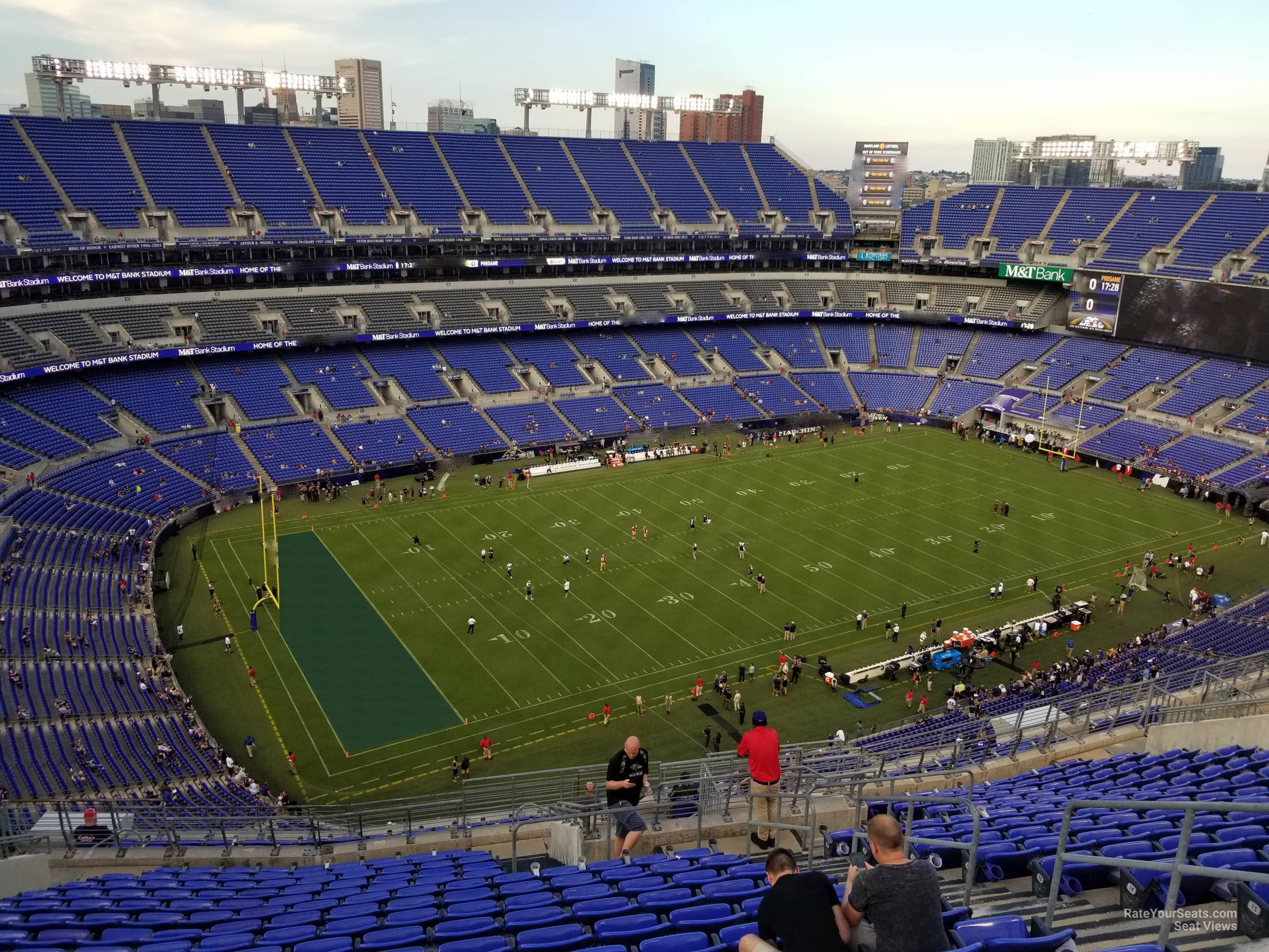 baltimore ravens stadium seating