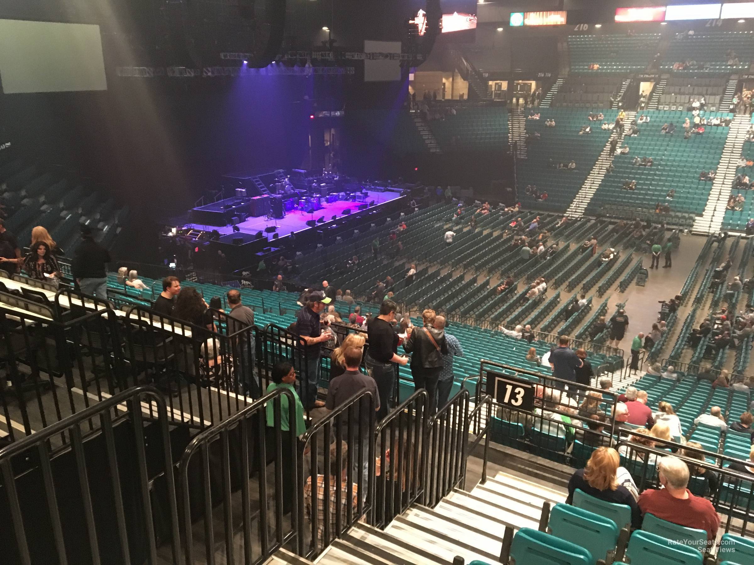 section 113, row ee seat view  - mgm grand garden arena