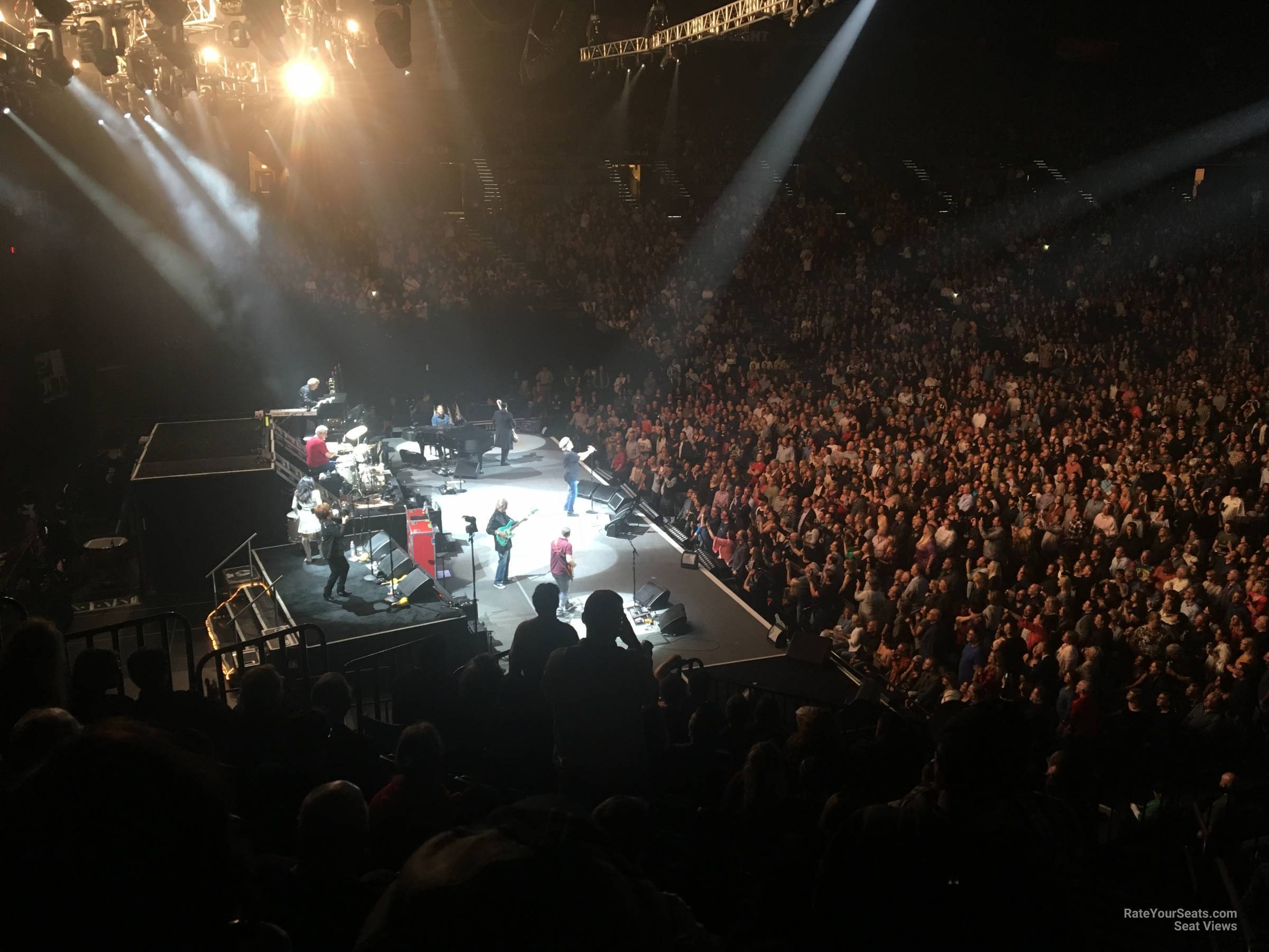 section 21, row x seat view  - mgm grand garden arena
