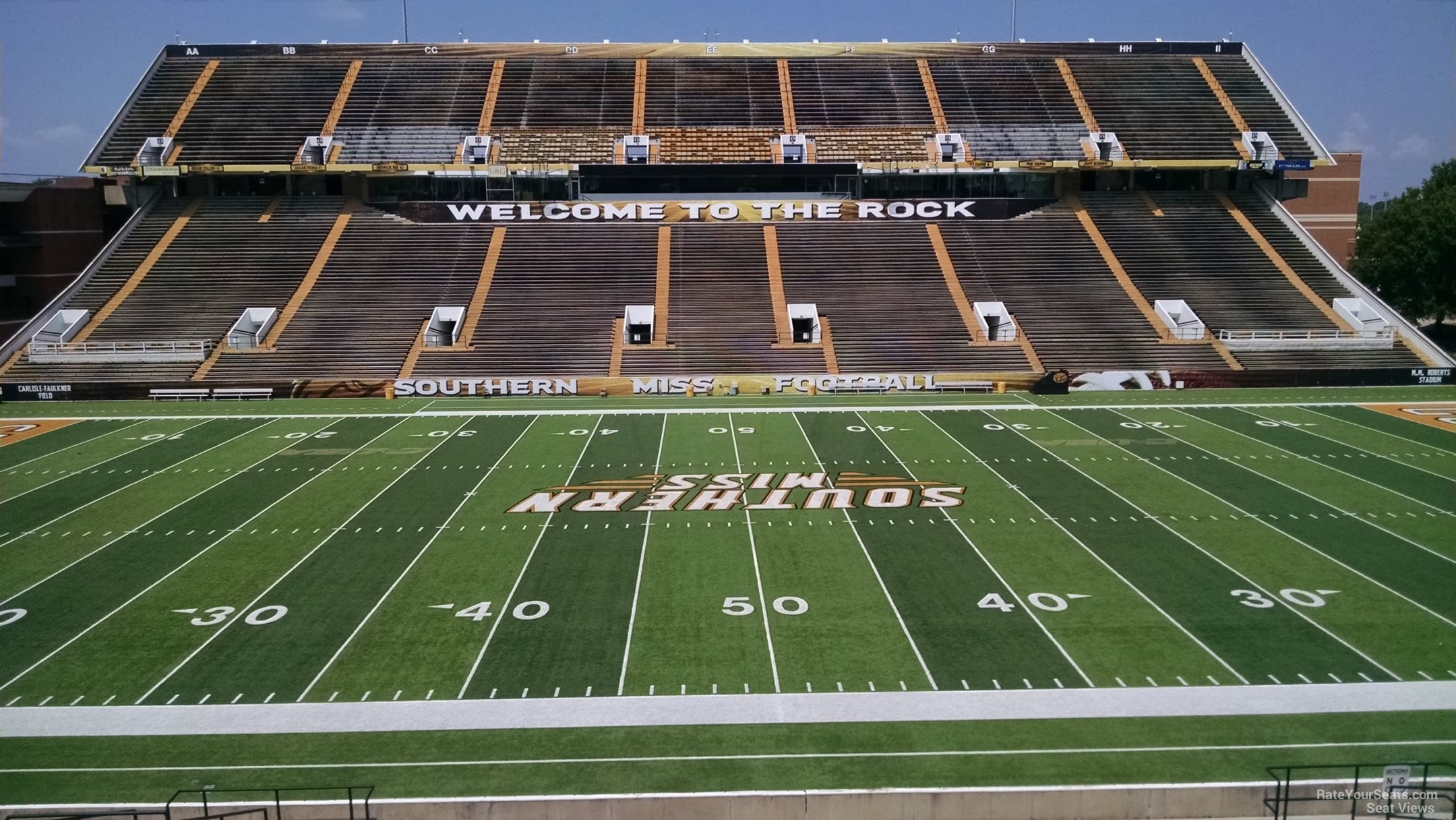 Southern Mississippi Football Stadium Seating Chart