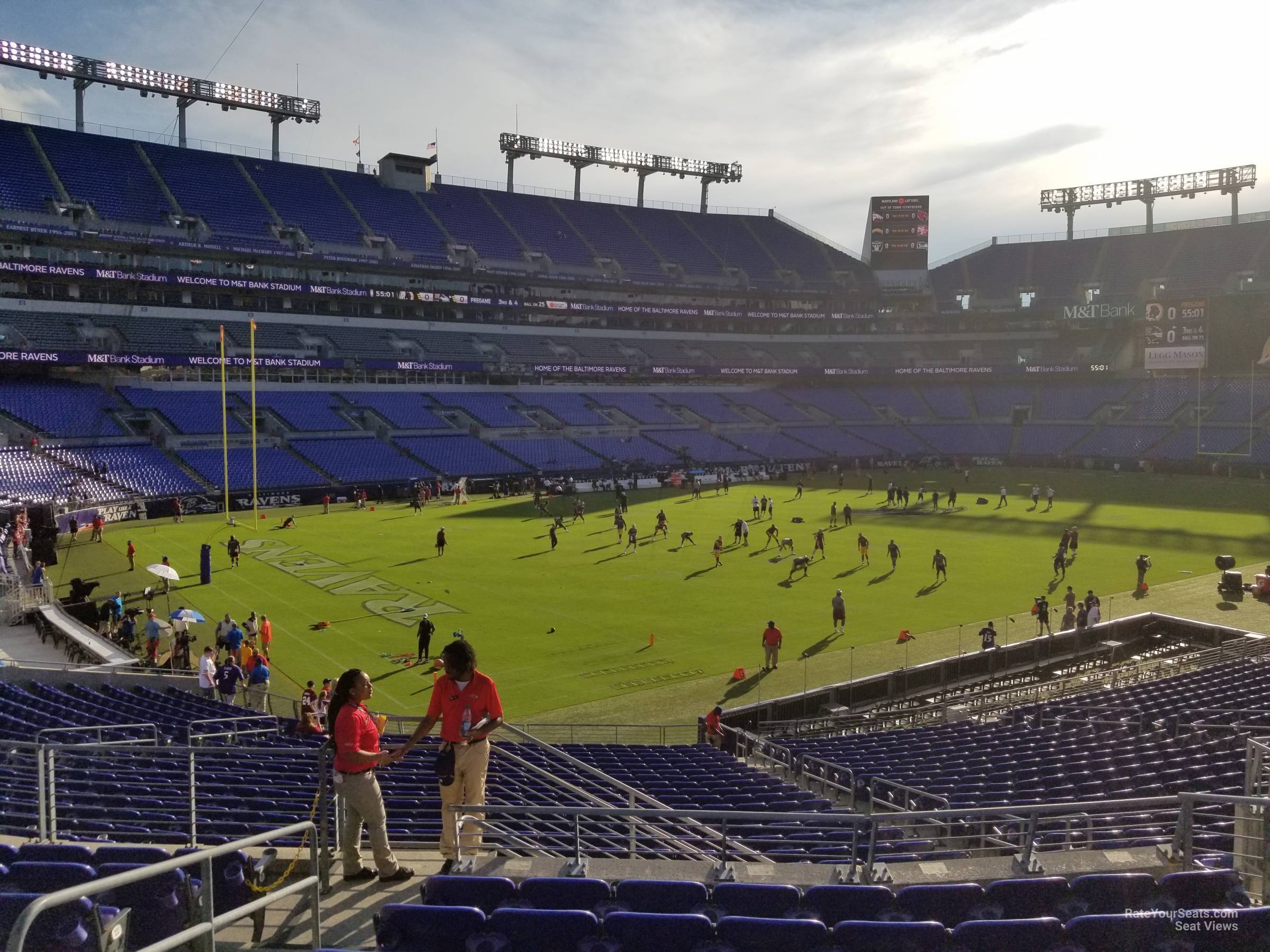 M&T Bank Stadium Section 106 - Baltimore Ravens - RateYourSeats.com