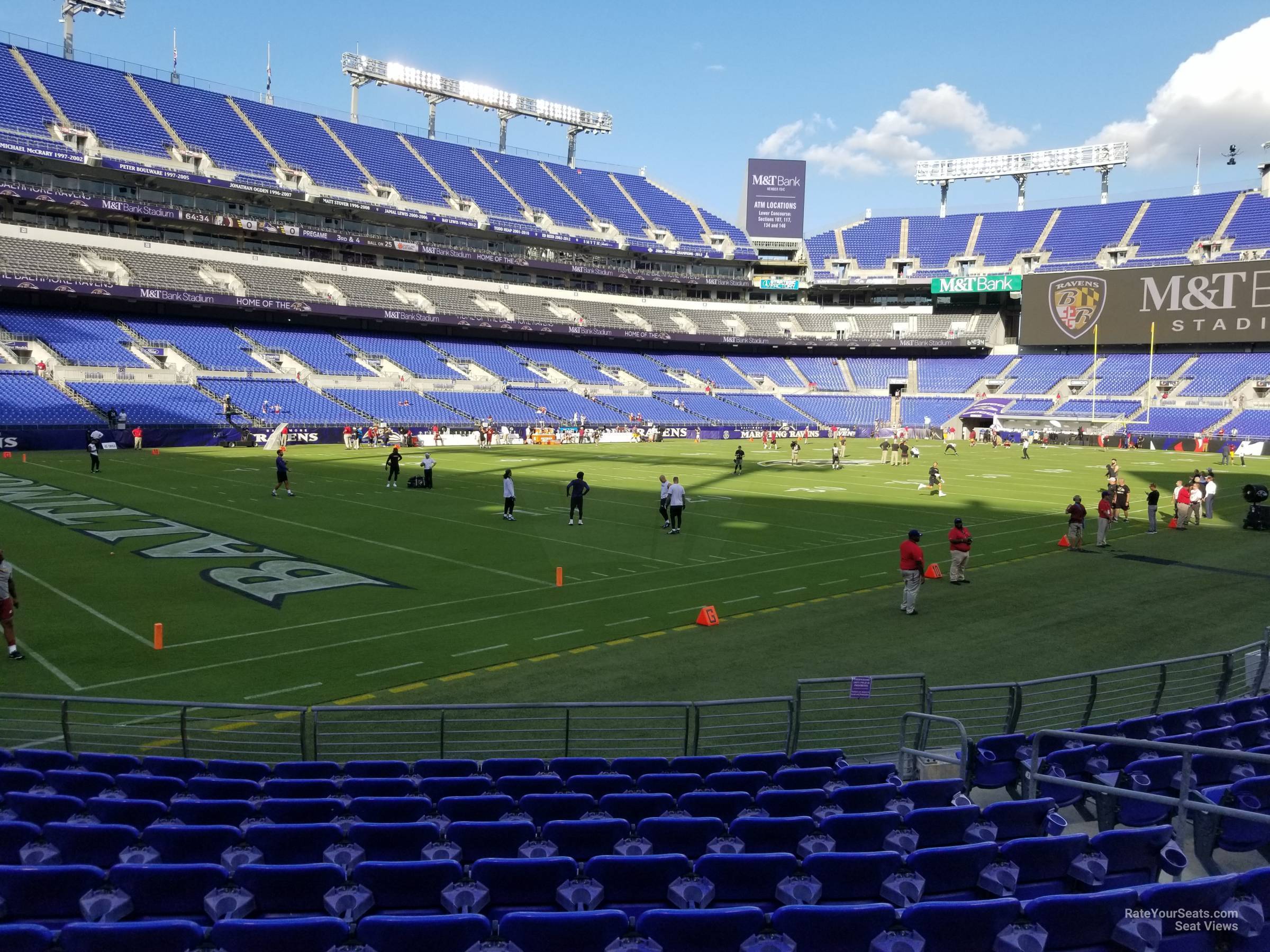 Section 134 at M&T Bank Stadium - Baltimore Ravens - RateYourSeats.com