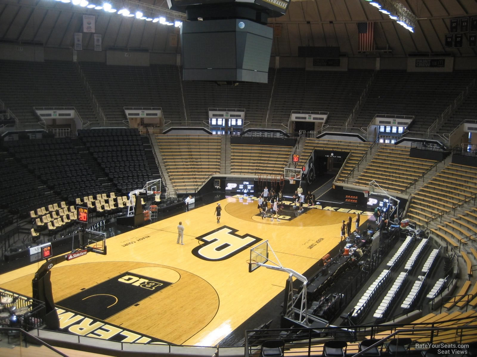 section 105, row 10 seat view  - mackey arena