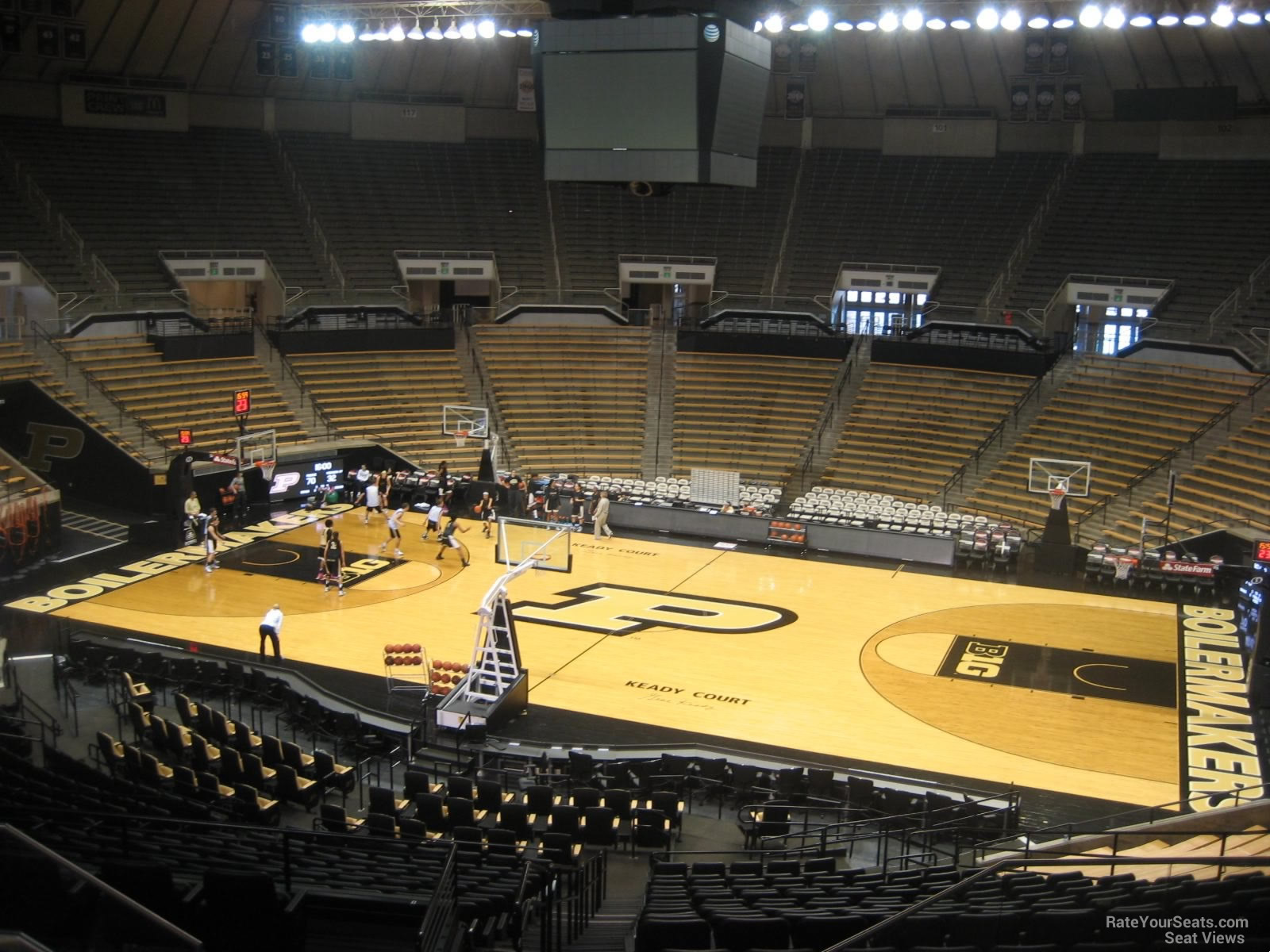 section 110, row 10 seat view  - mackey arena