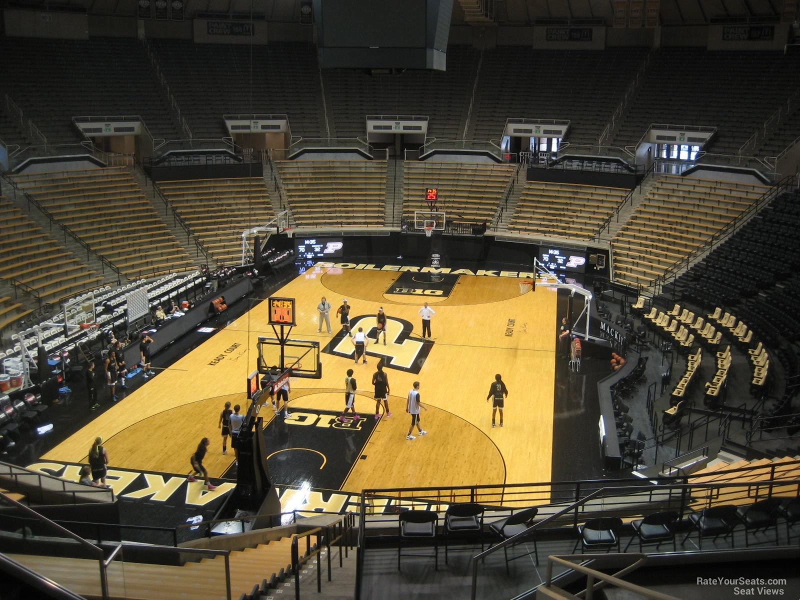 section 115, row 10 seat view  - mackey arena