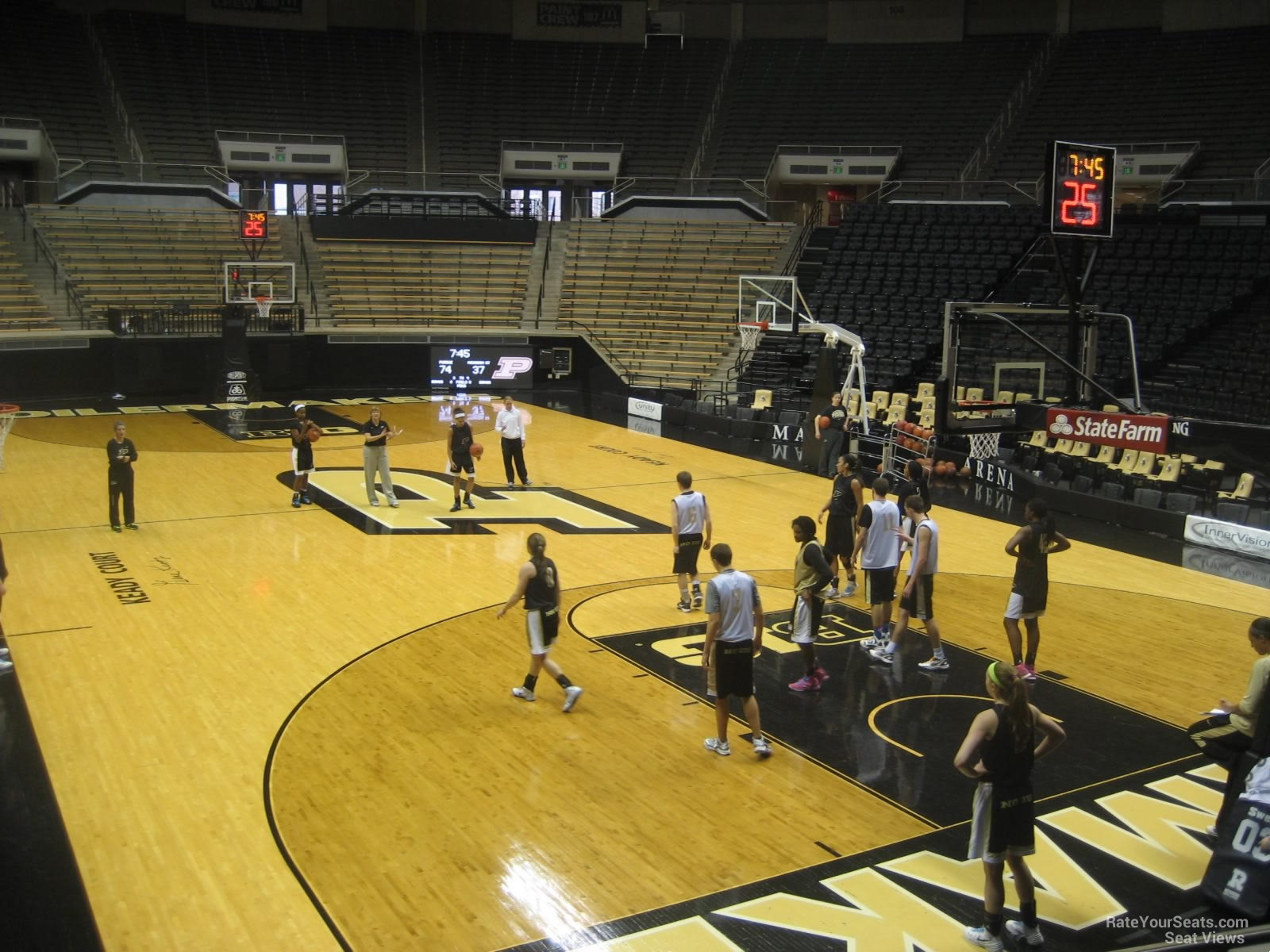 section 15, row 10 seat view  - mackey arena