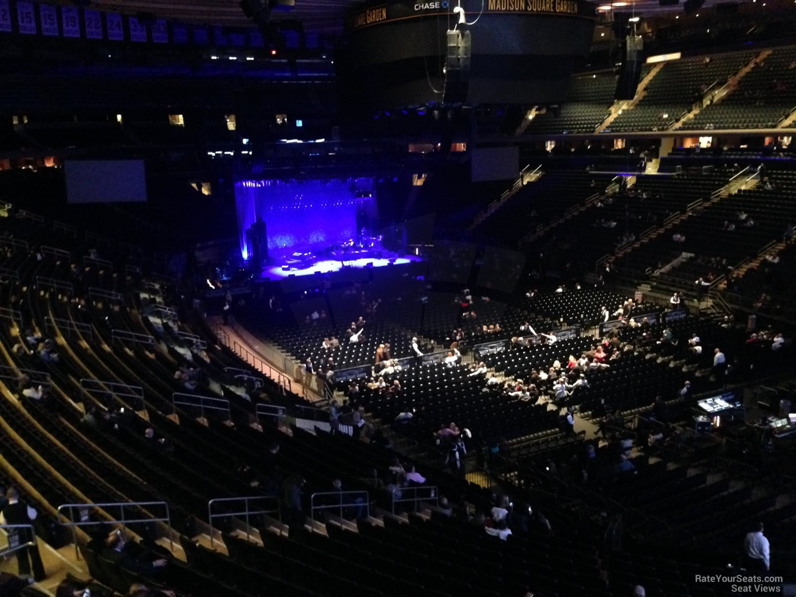 Madison Square Garden Concert Section 201 Row 2 On 12 5 2014f 