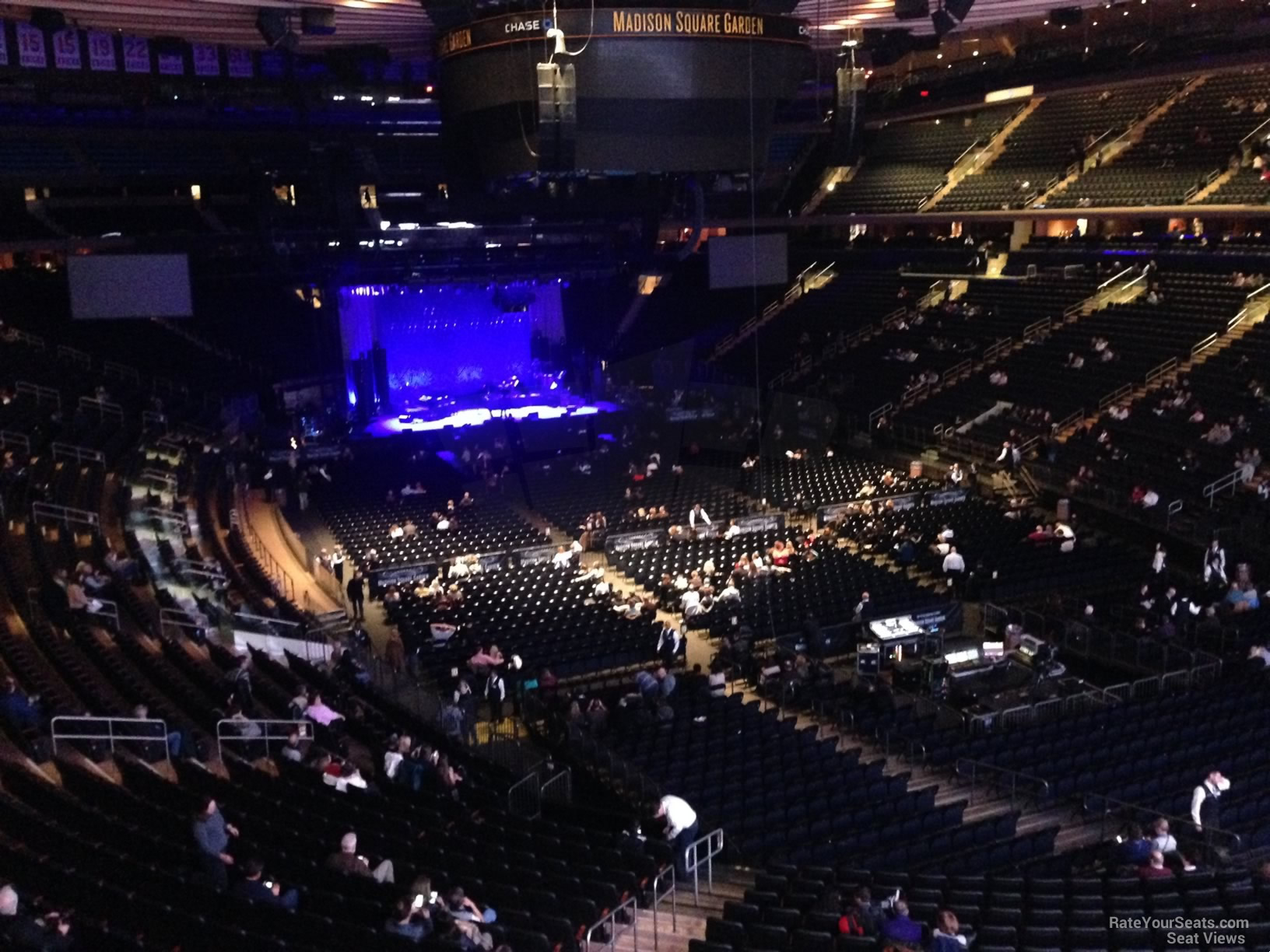 Madison Square Garden Section 202 Concert Seating ...