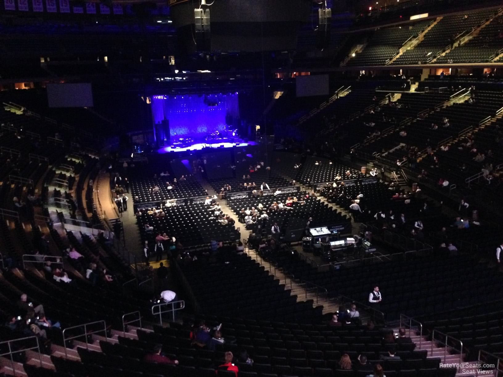 section 203, row 2 seat view  for concert - madison square garden