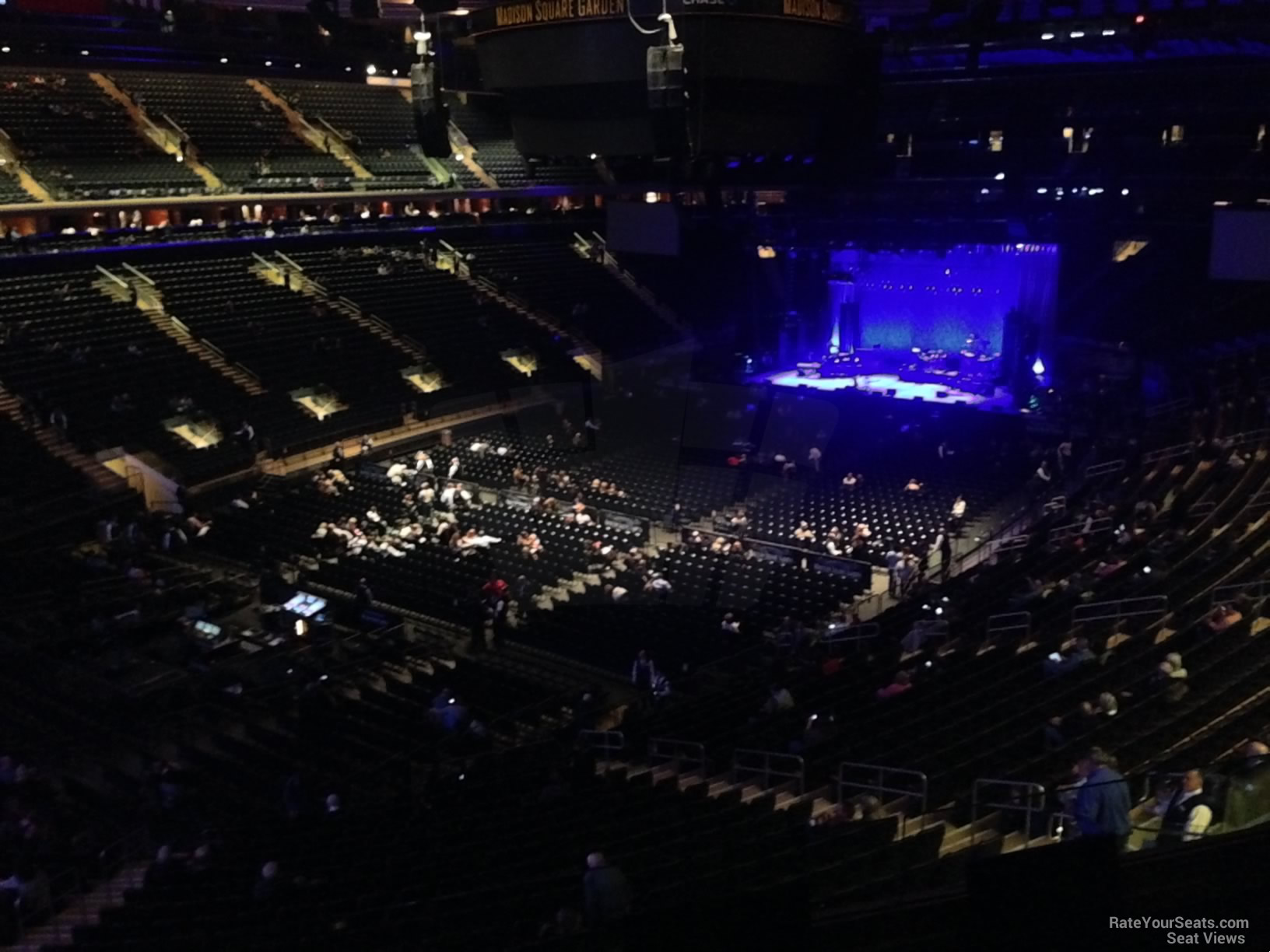 section 207, row 2 seat view  for concert - madison square garden