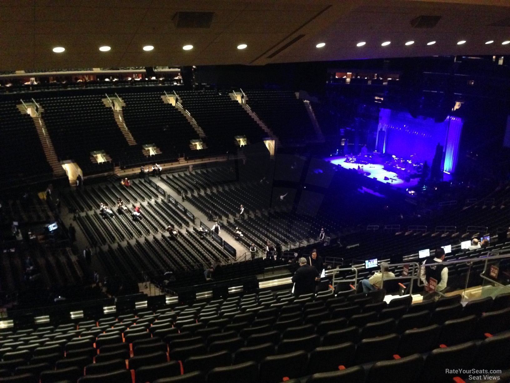 section 209, row 16 seat view  for concert - madison square garden