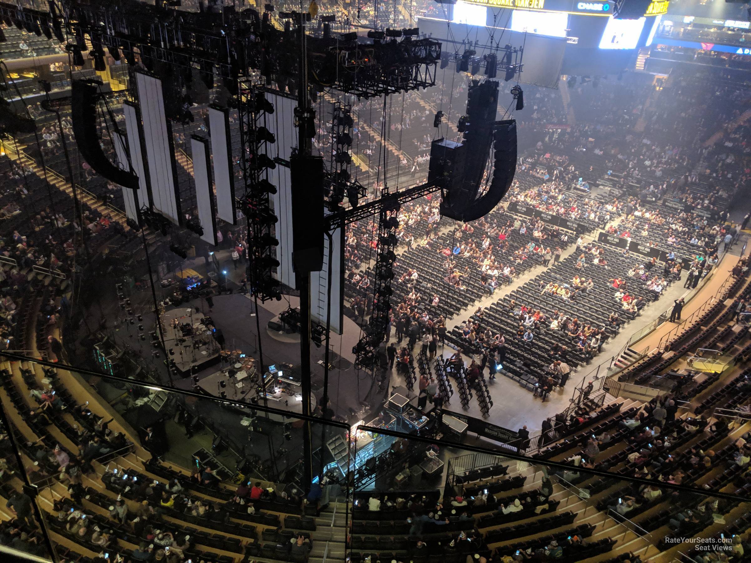 section 322, row 2 seat view  for concert - madison square garden