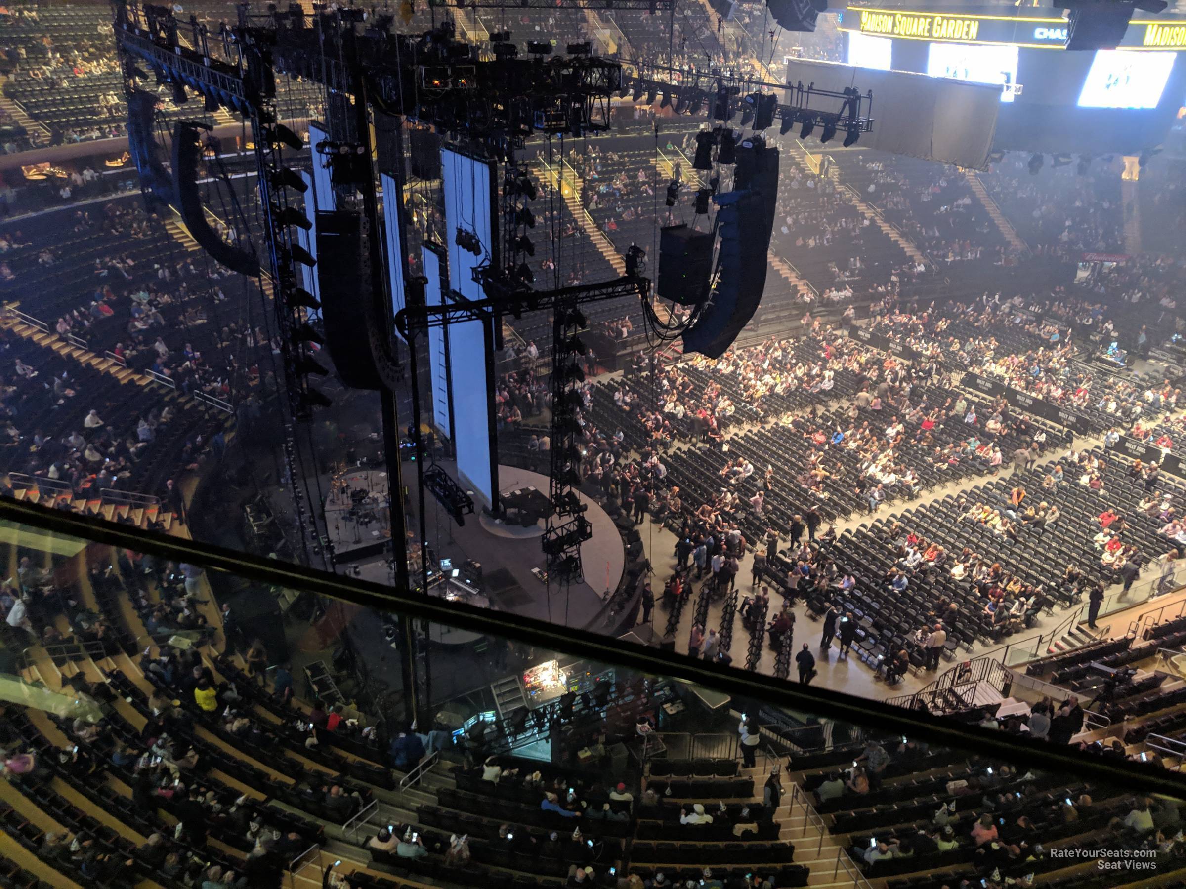 section 323, row 2 seat view  for concert - madison square garden
