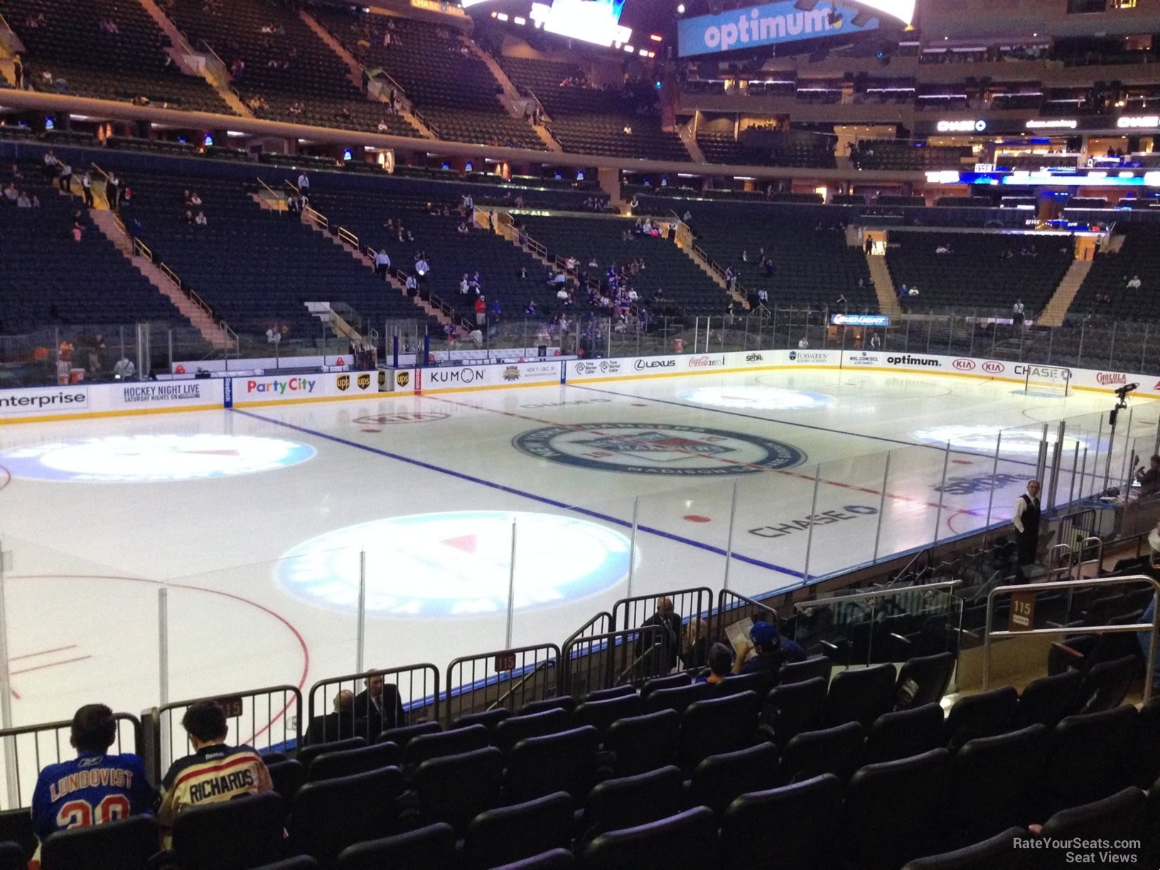 Section 115 At Madison Square Garden New York Rangers Rateyourseats Com