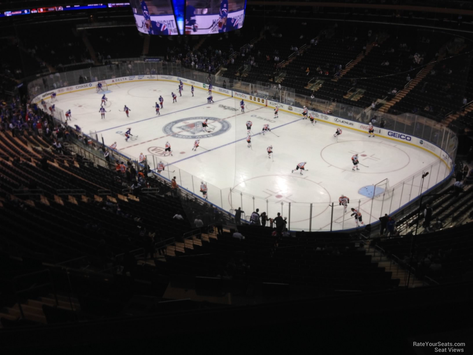 section 413 seat view  for hockey - madison square garden